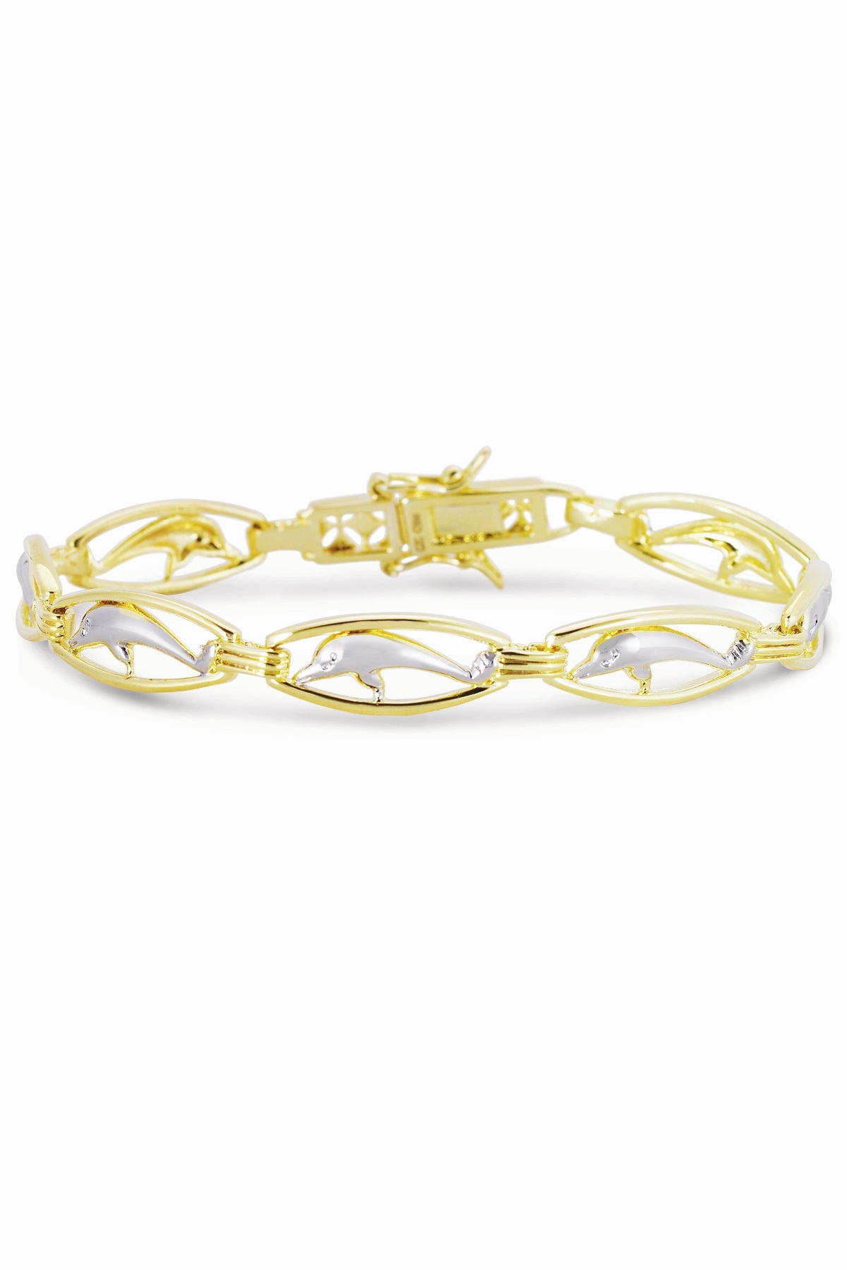 Fabienne Dolphin Circle Link Last Pair Bracelet GENEVIVE