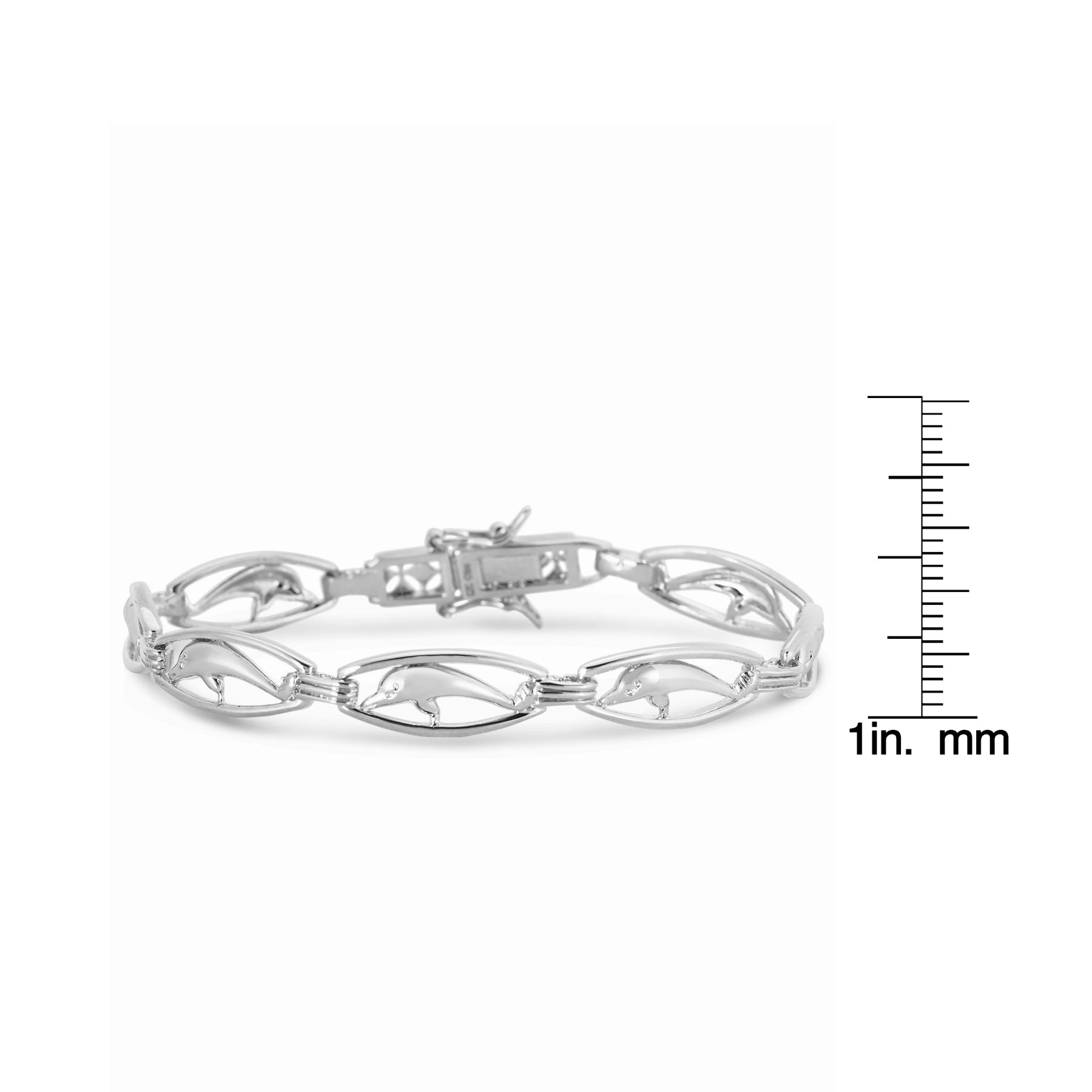 Fabienne Dolphin Circle Link Last Pair Bracelet GENEVIVE