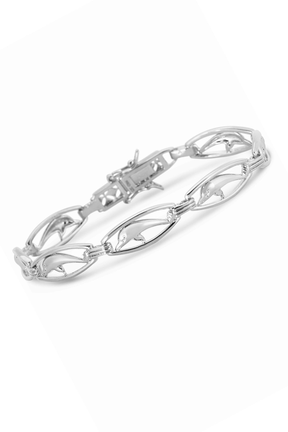 Fabienne Dolphin Circle Link Last Pair Bracelet GENEVIVE