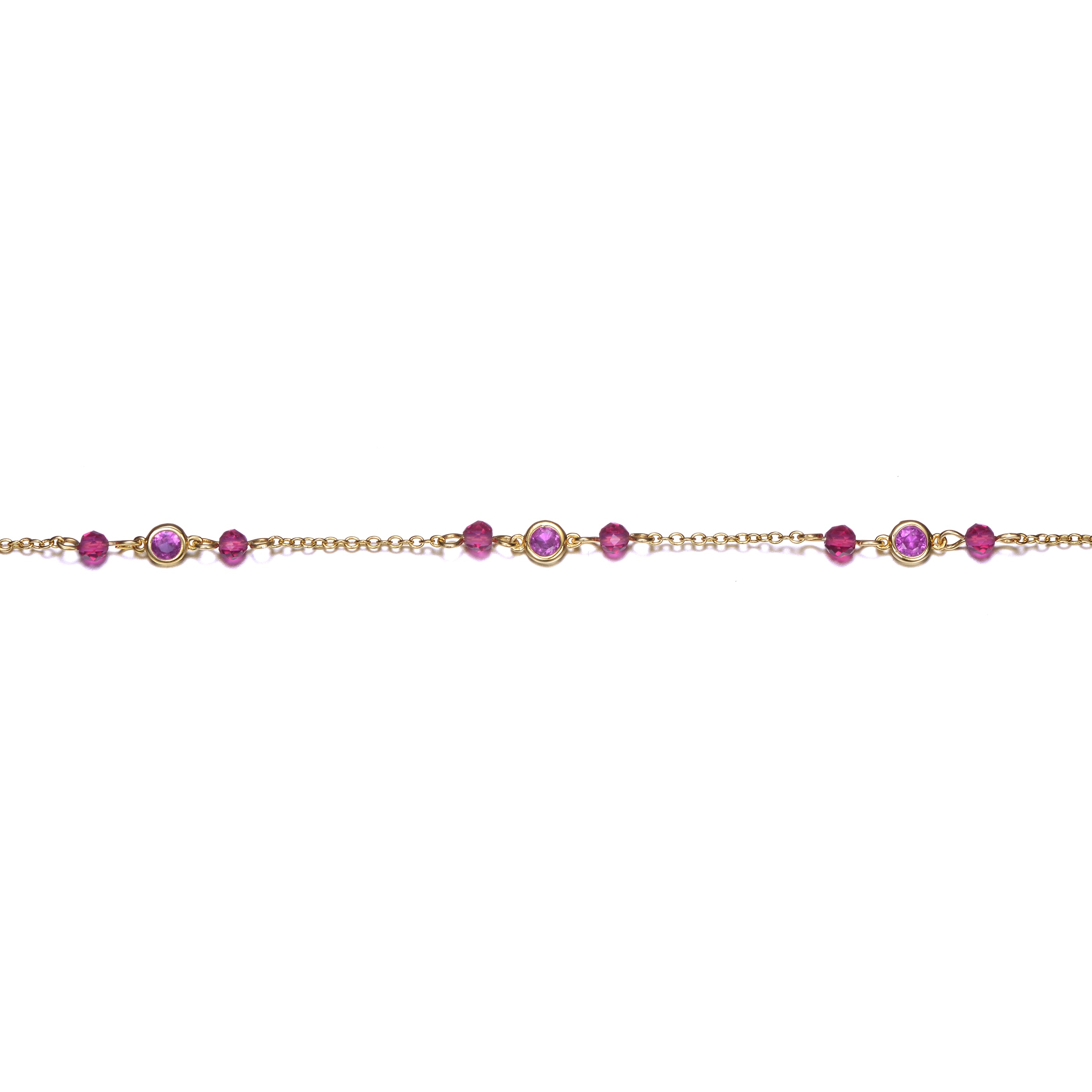 Caroline Sparkling Pink Bracelet GENEVIVE