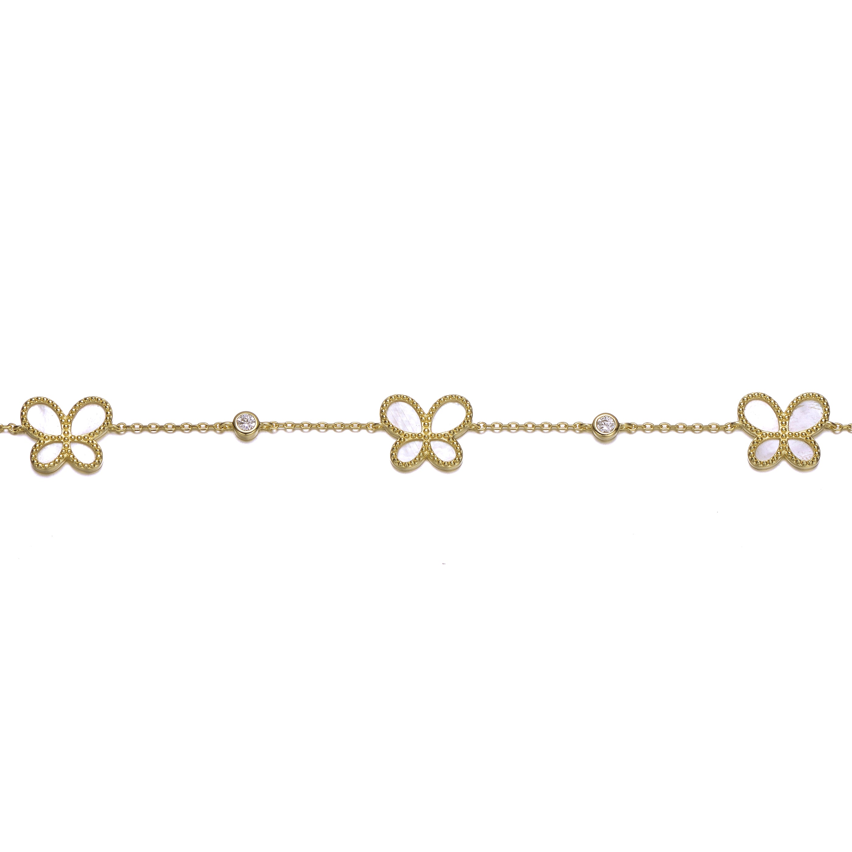 Aurore Dainty Link Butterfly Bracelet GENEVIVE