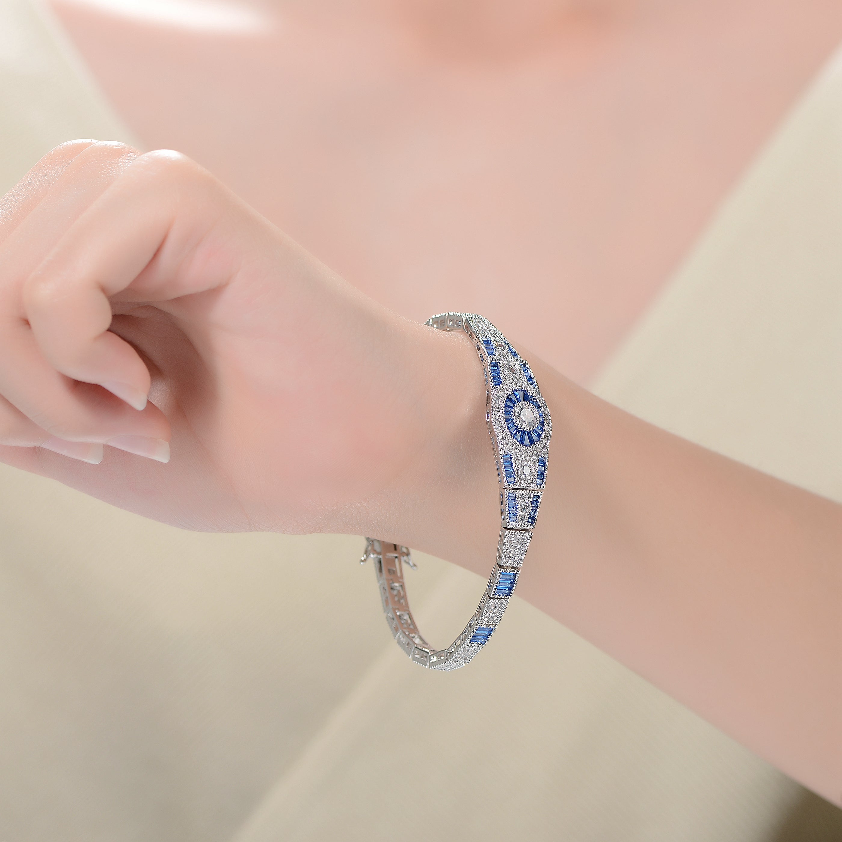 Thea Sapphire Couture Bracelet GENEVIVE