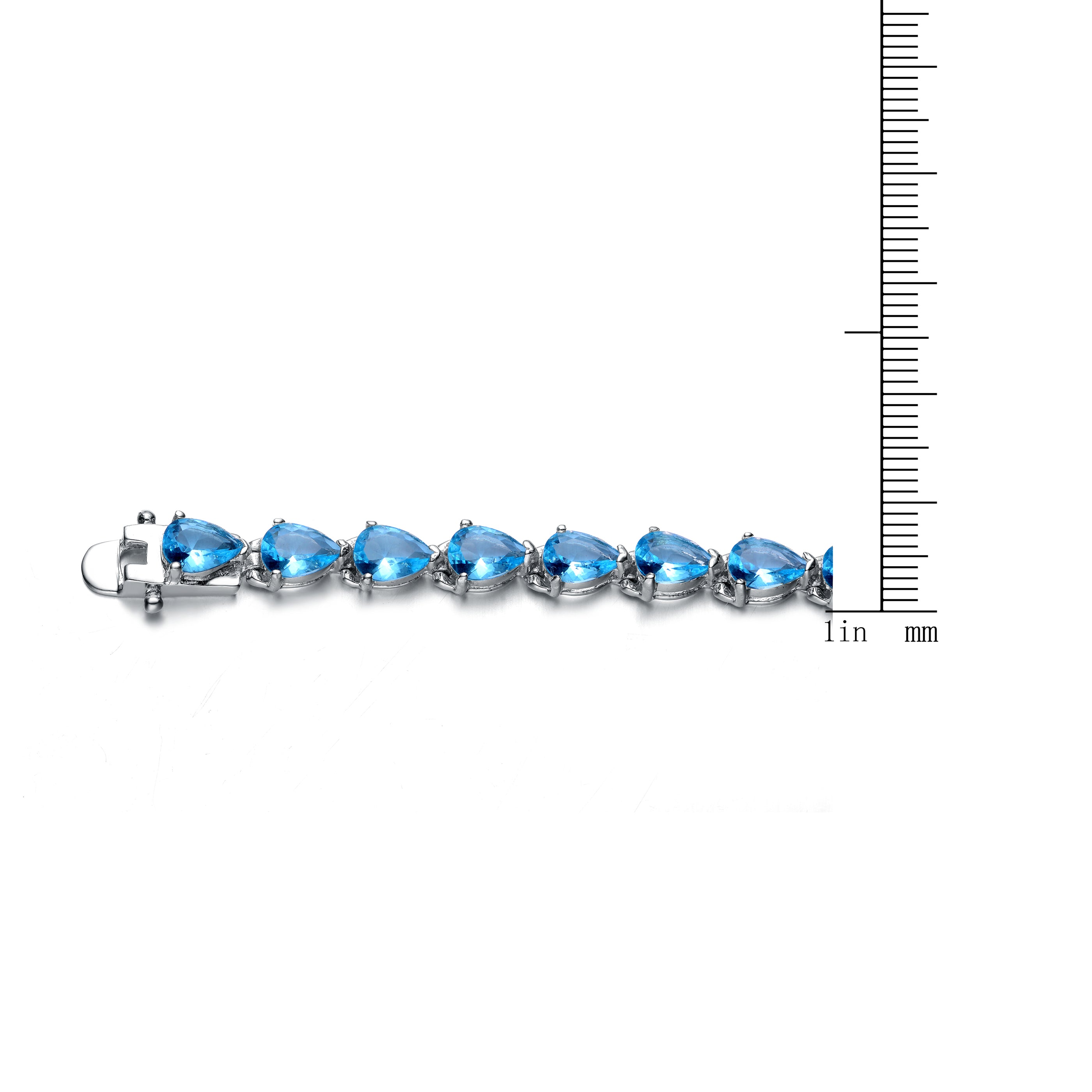 La Scène Blue Tennis Last Pair Bracelet GENEVIVE