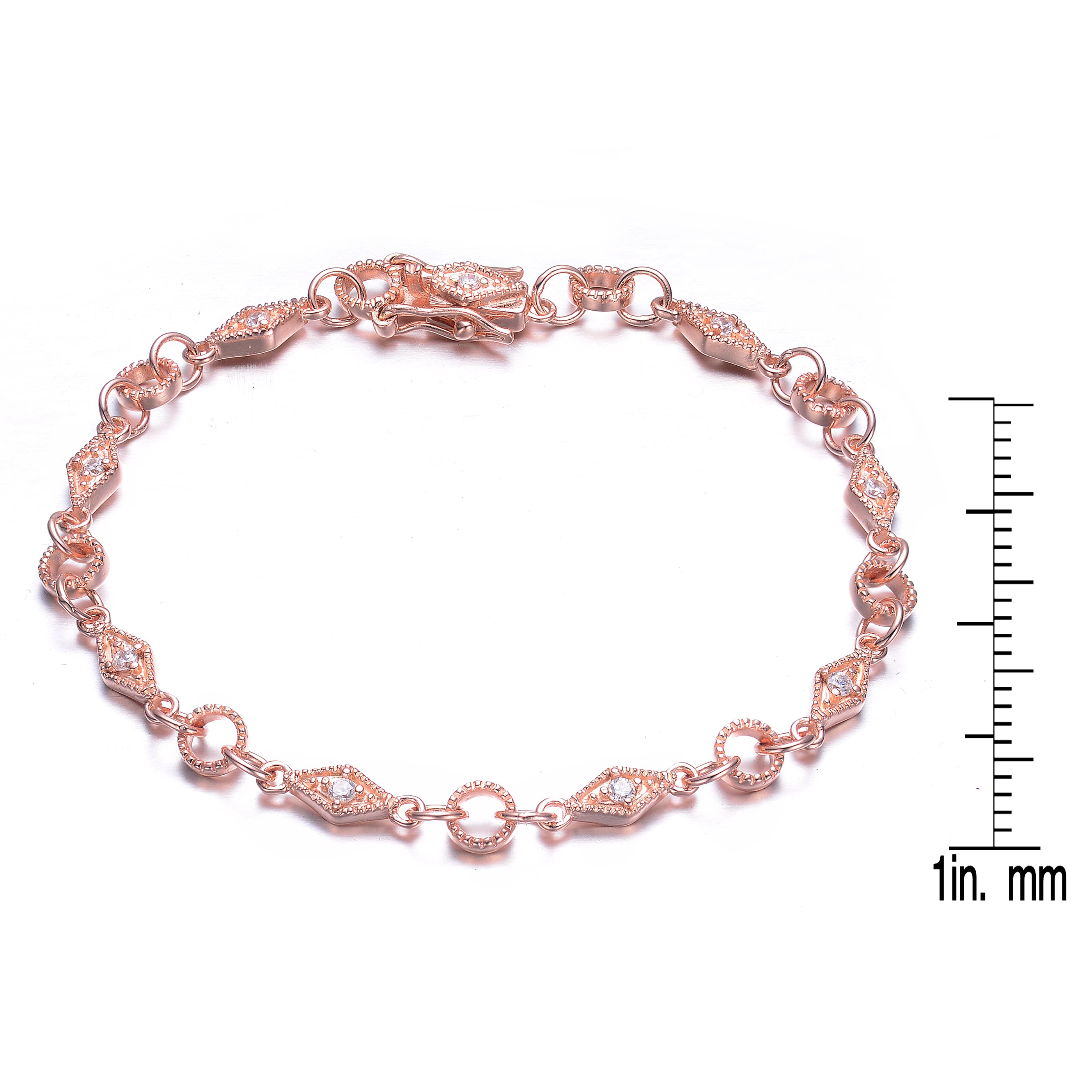 Eloise Tiny Shape Link Bracelet GENEVIVE