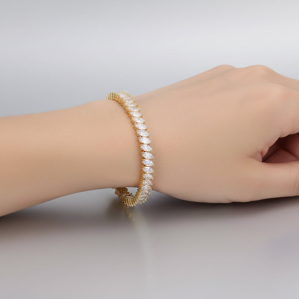 Laurie Maxi Link Stacked Bracelet GENEVIVE