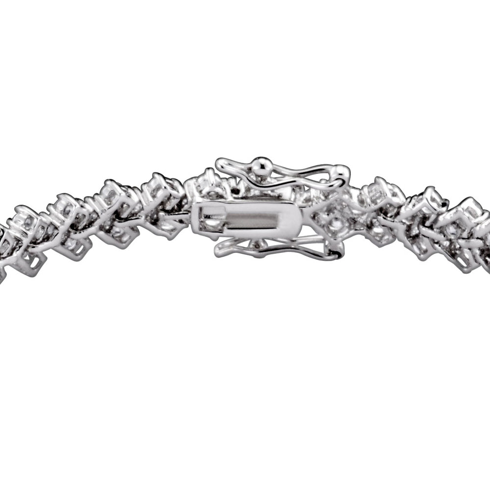 Natalie Three Row Tennis Bracelet GENEVIVE