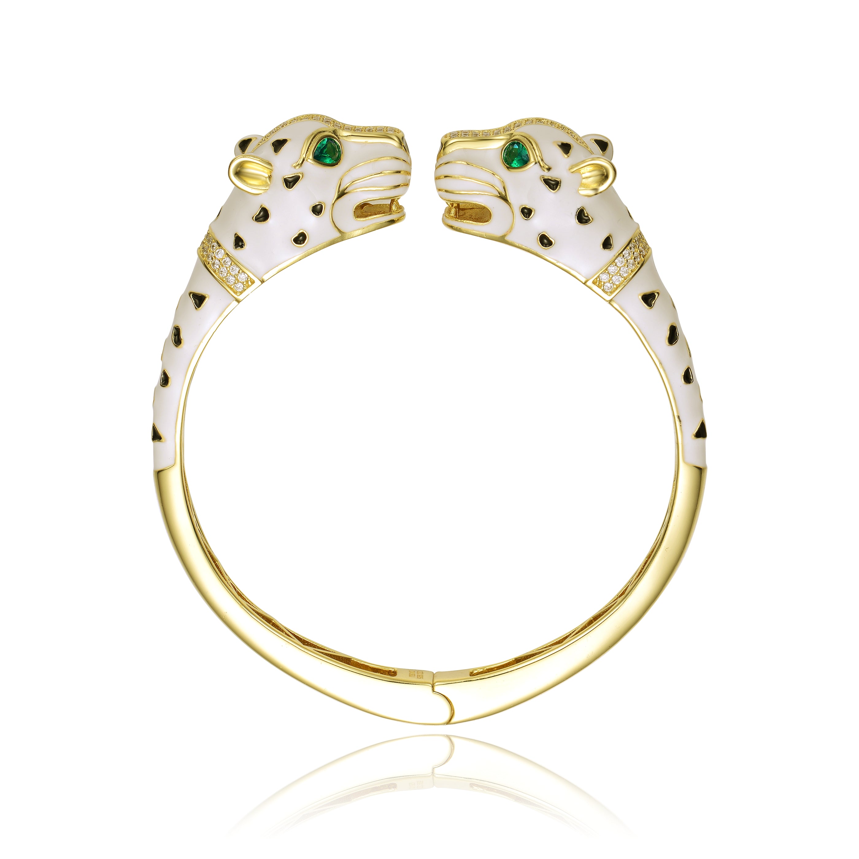 Sylvie Panther Swivel Bangle Bracelet GENEVIVE