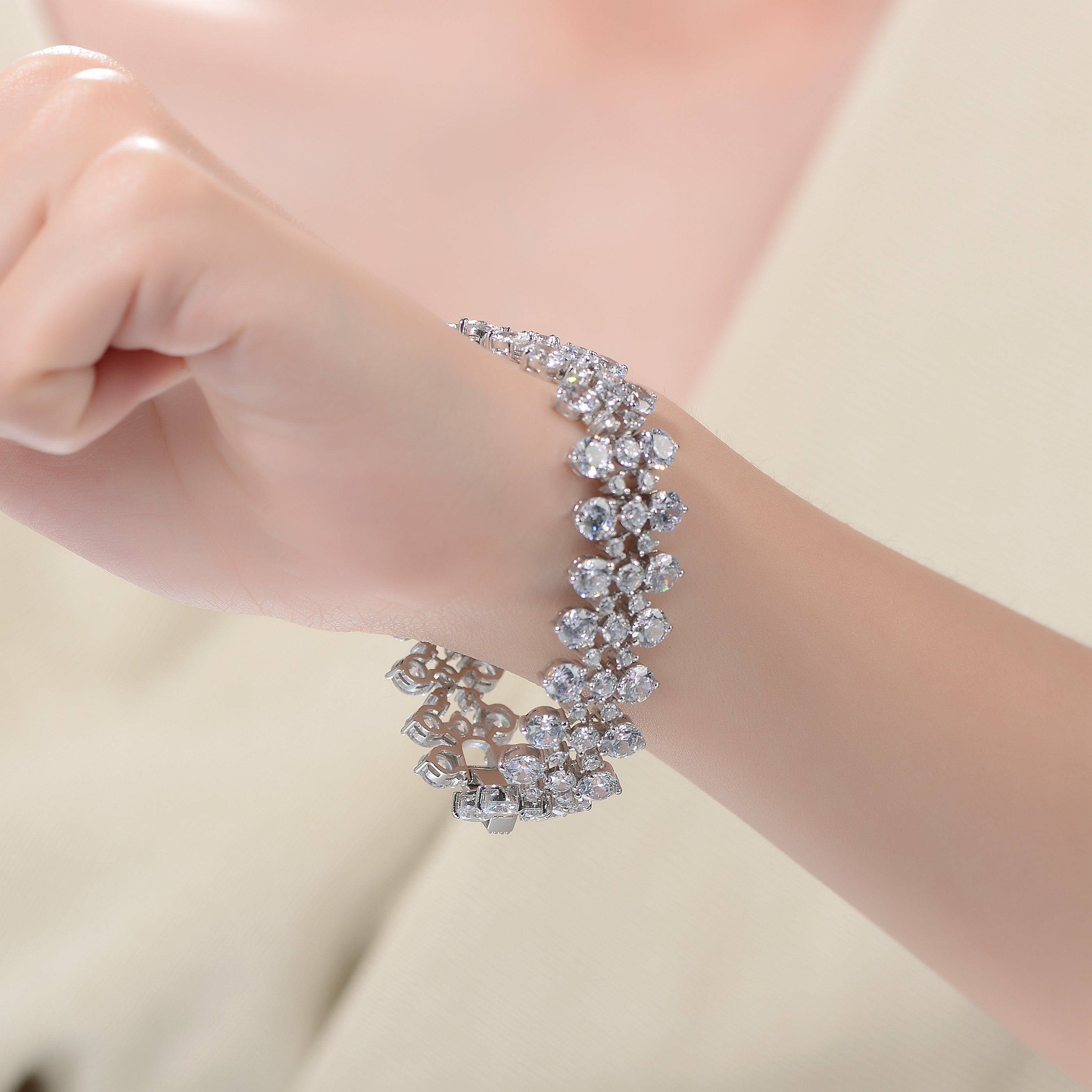 Sylvie Maxi Tennis Bracelet Genevive