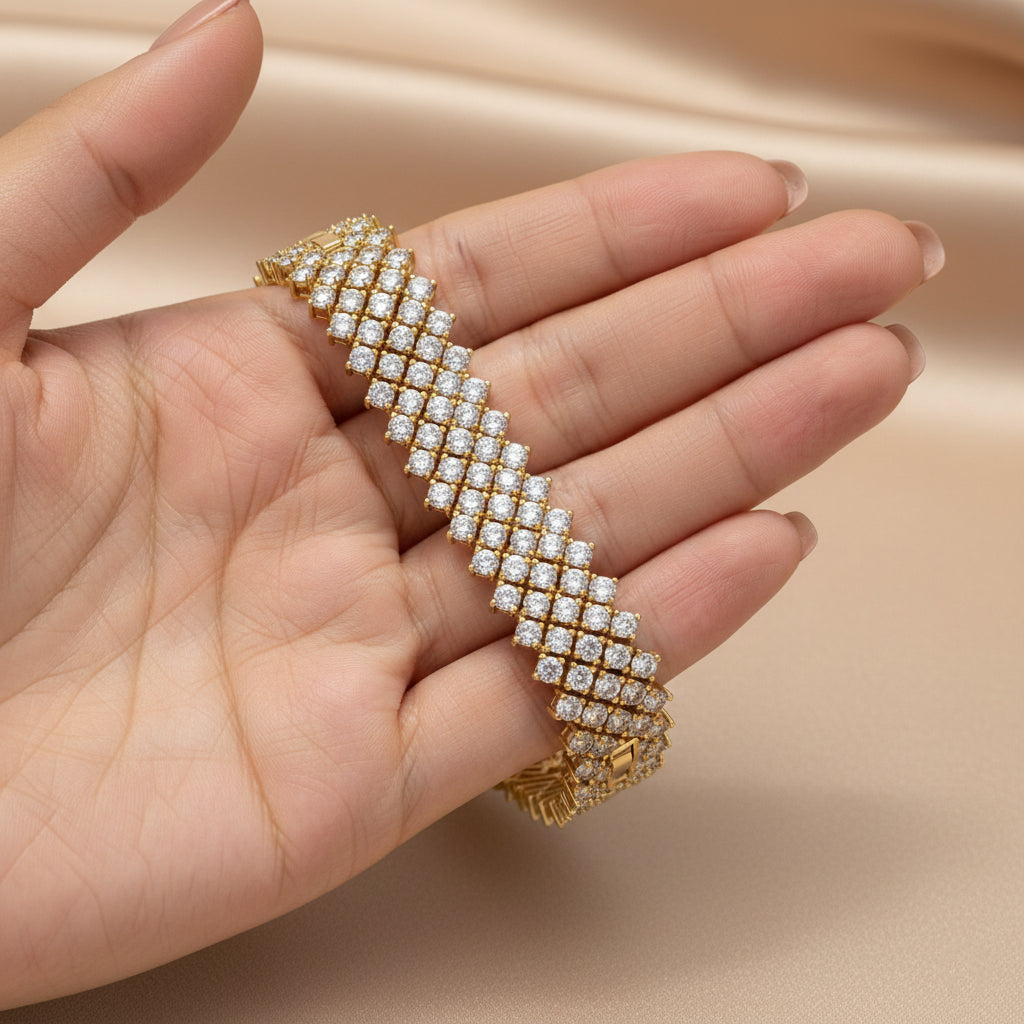 Colette 4-Row Tennis Bracelet GENEVIVE