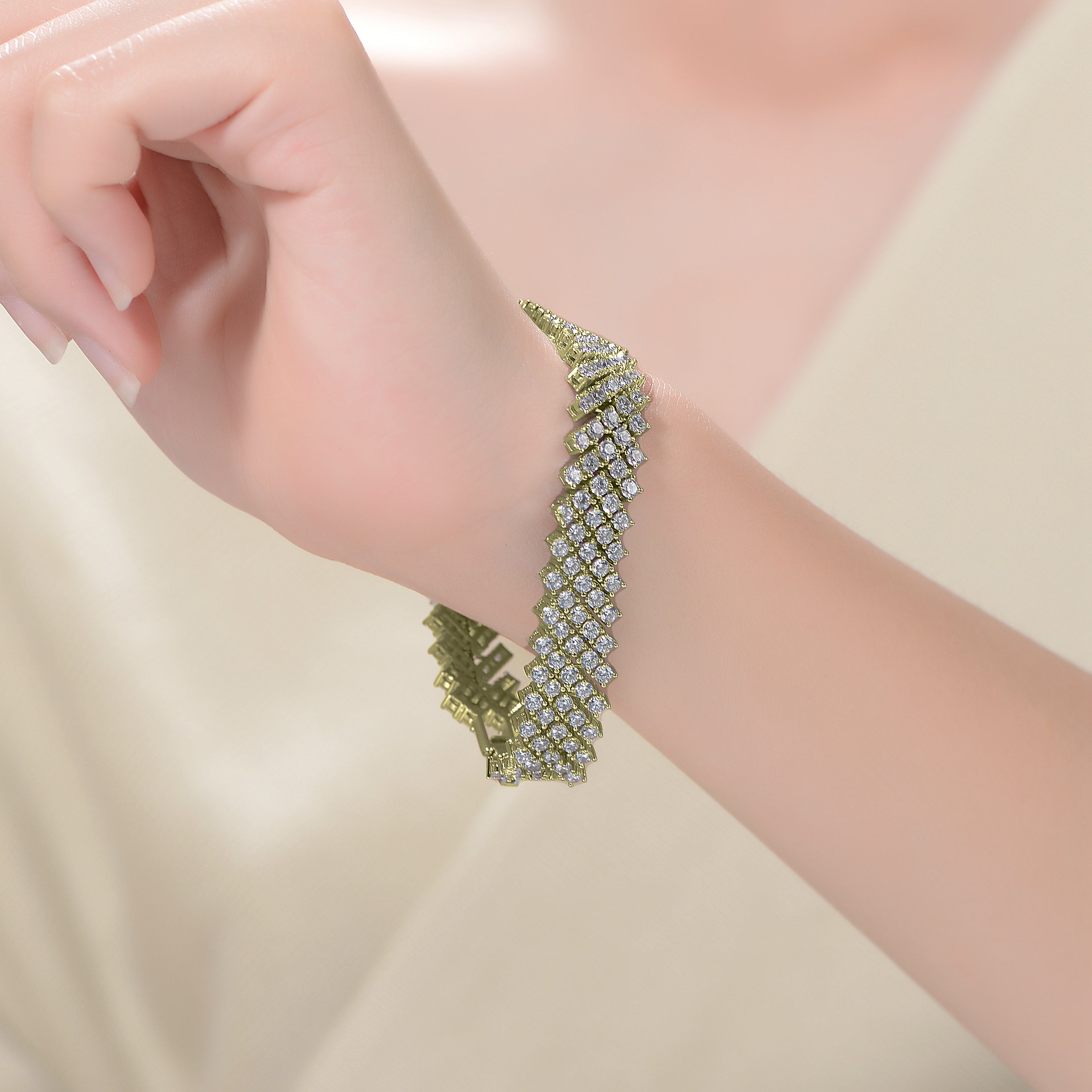Colette 4-Row Tennis Bracelet GENEVIVE