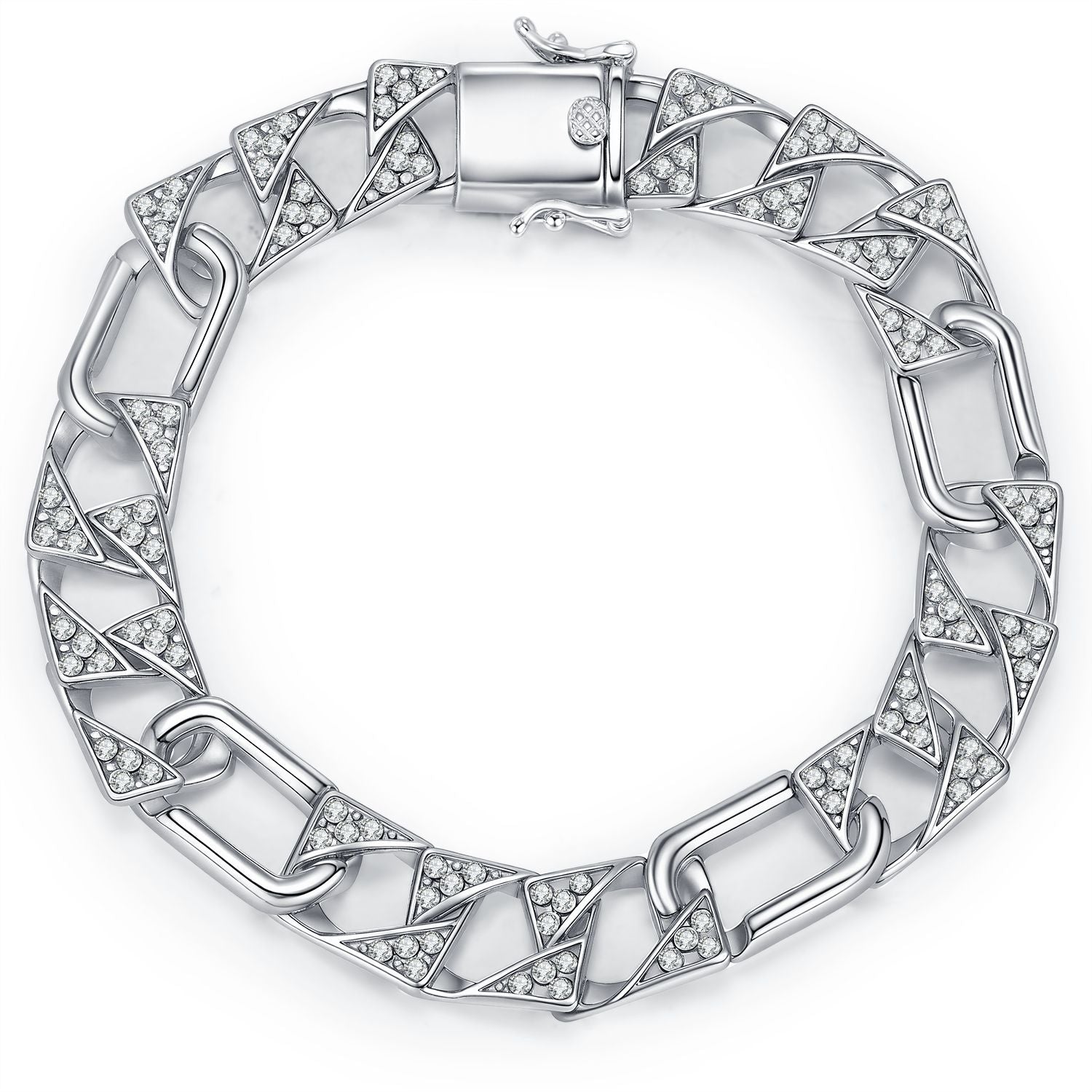 Belleville Chunky Chain Link Statement Bracelet Genevive