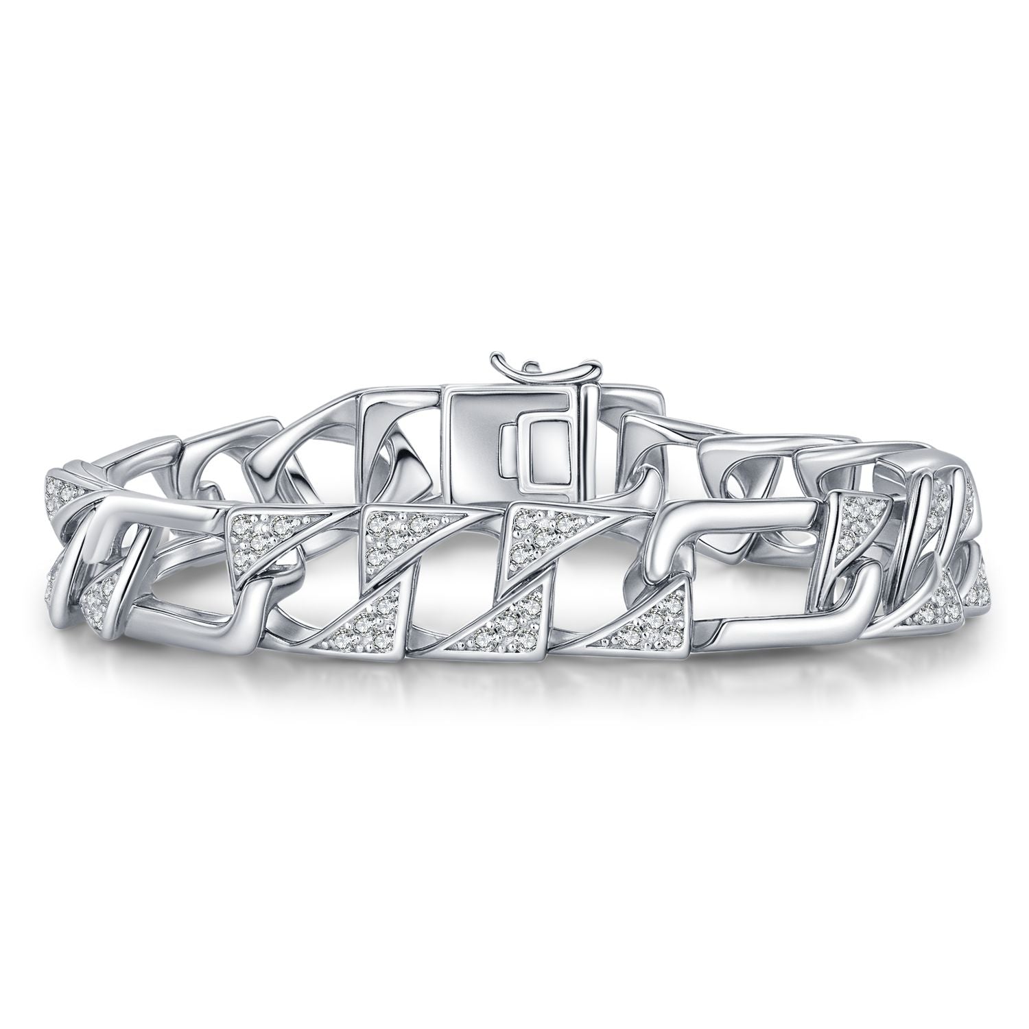 Belleville Chunky Chain Link Statement Bracelet Genevive