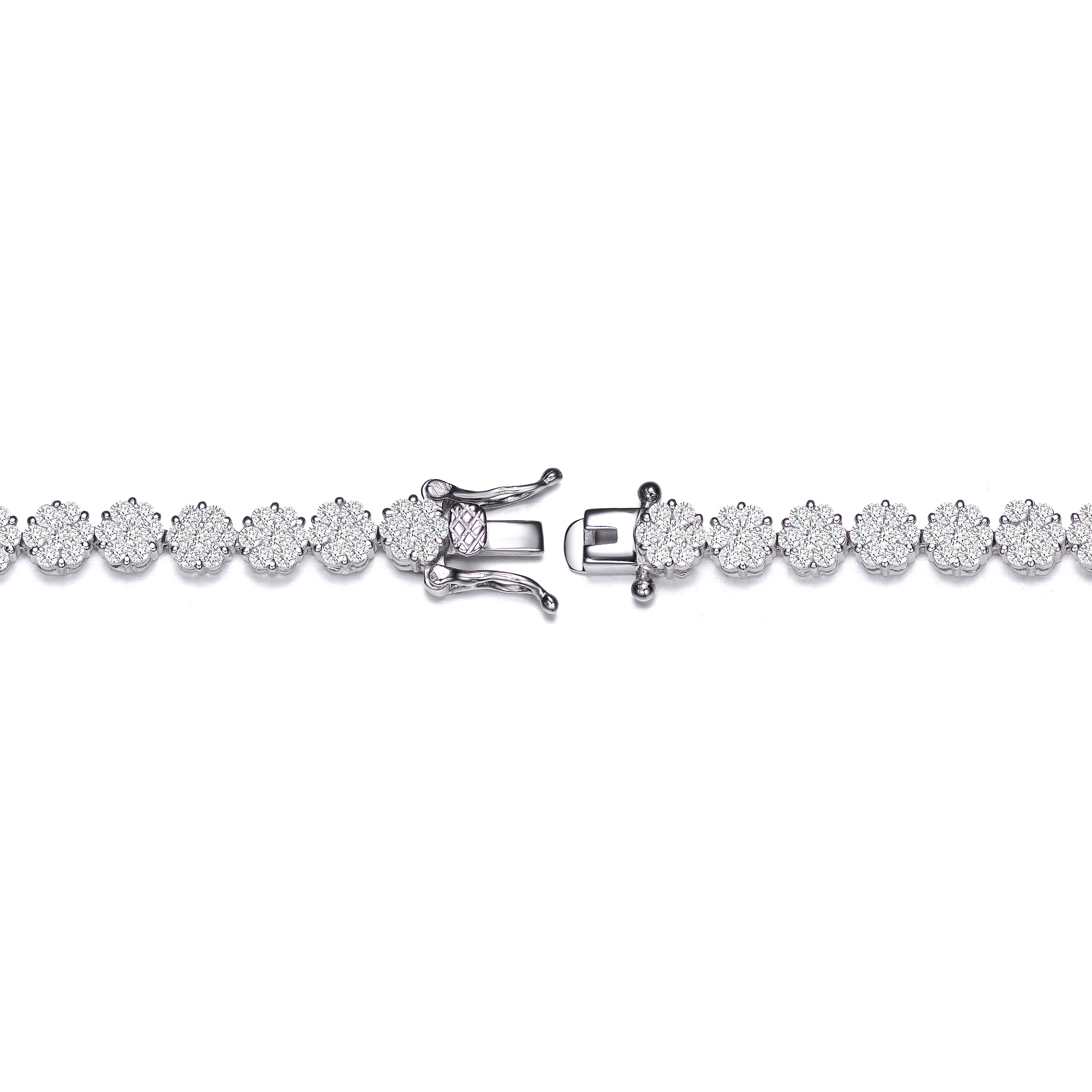 Louise Mini Fleur Tennis Bracelet GENEVIVE