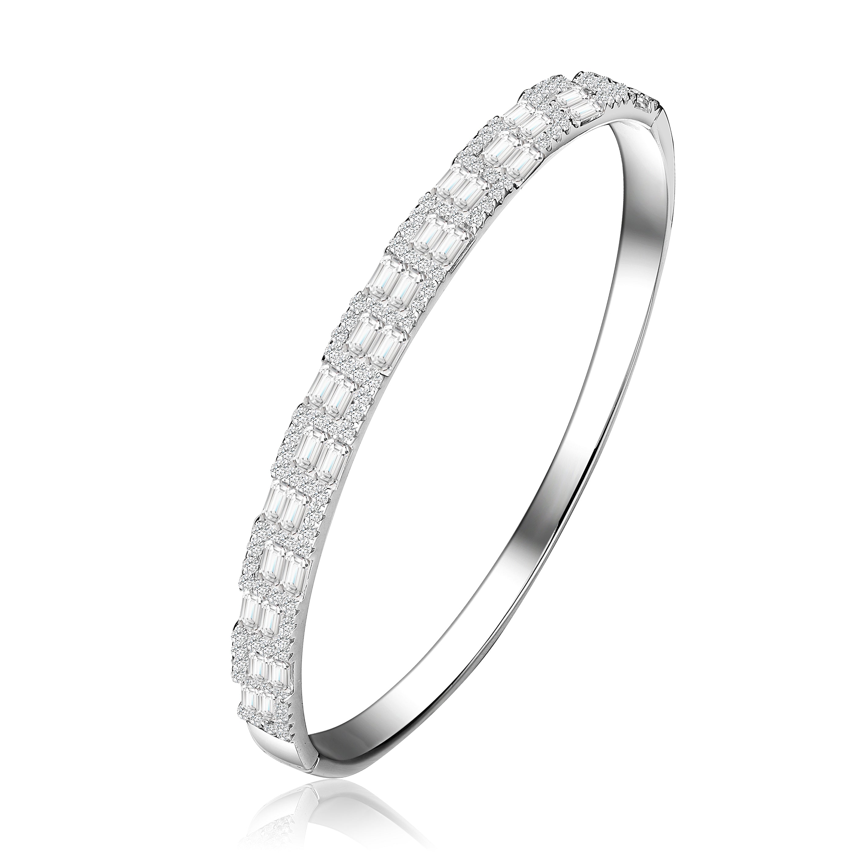 Champery Cluster Arrow Head Tennis Bracelet GENEVIVE