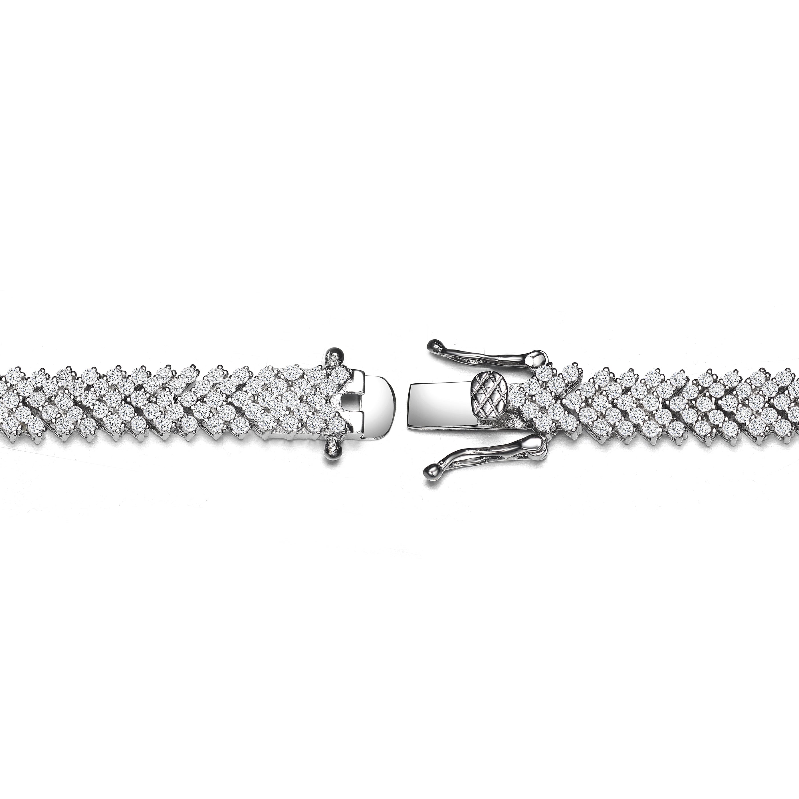 Champery Cluster Arrow Head Tennis Bracelet GENEVIVE