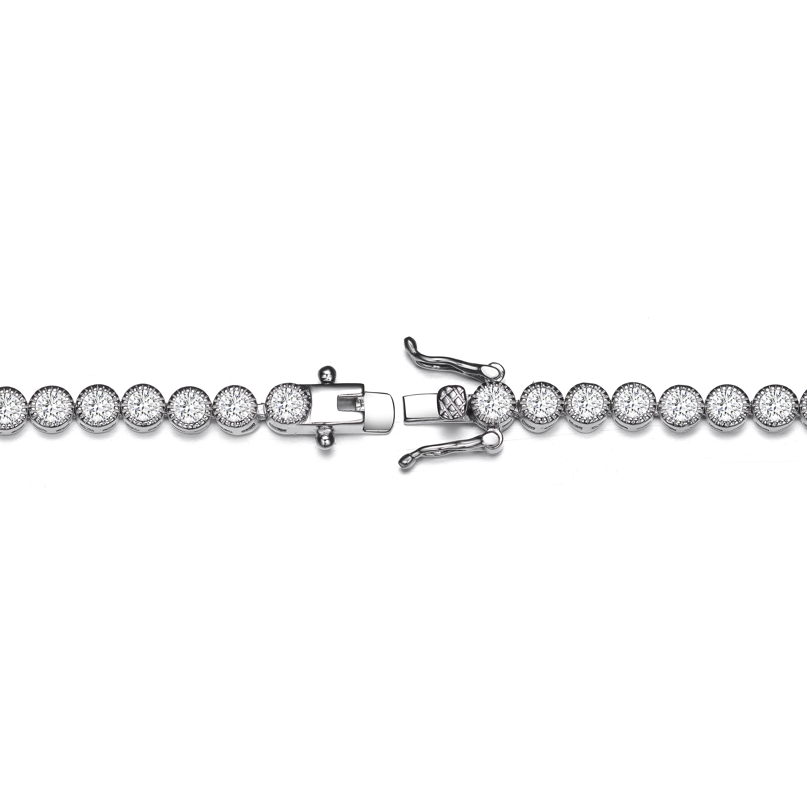Louise Bezel Tennis Bracelet GENEVIVE