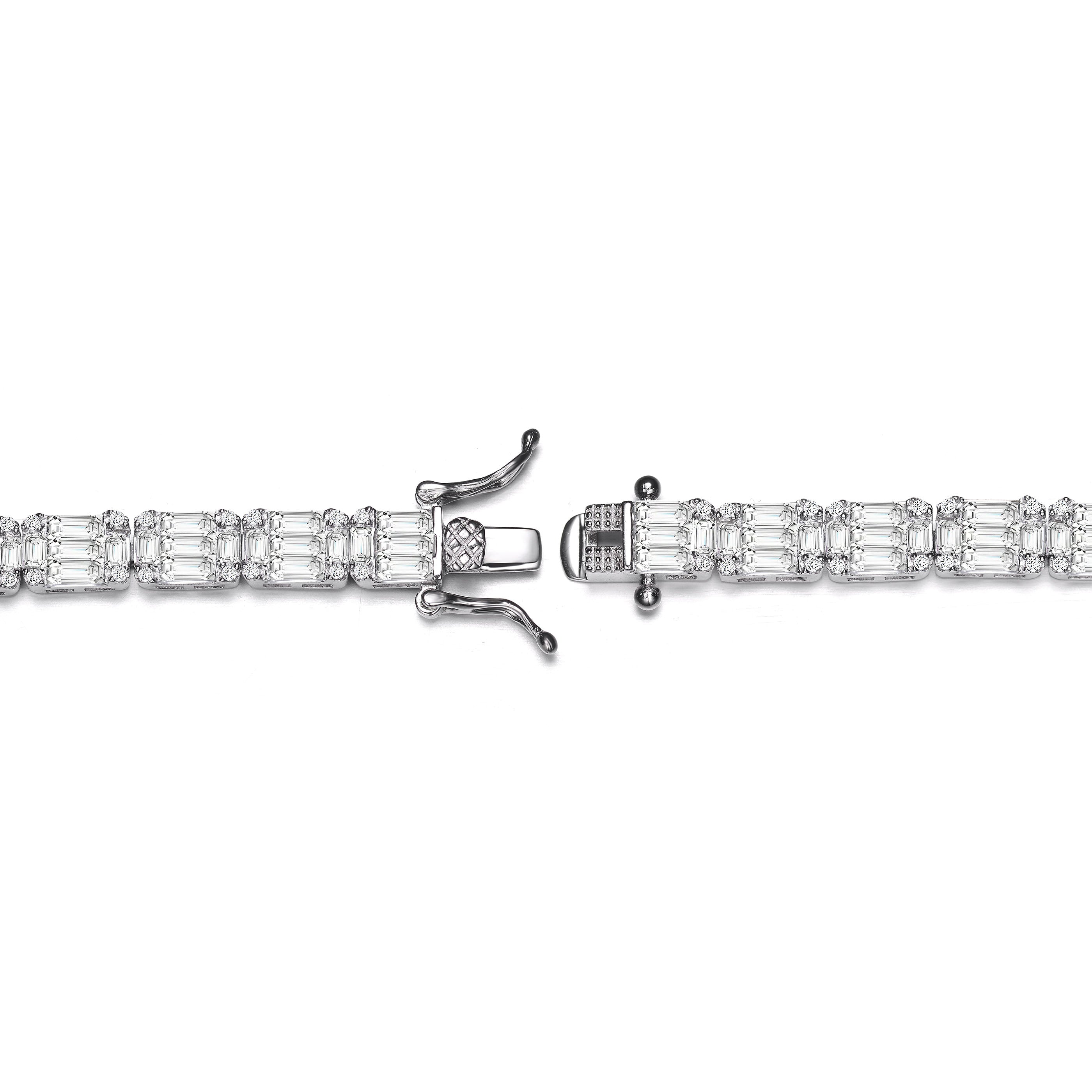 Renée Déco Rectangular Link Bracelet GENEVIVE
