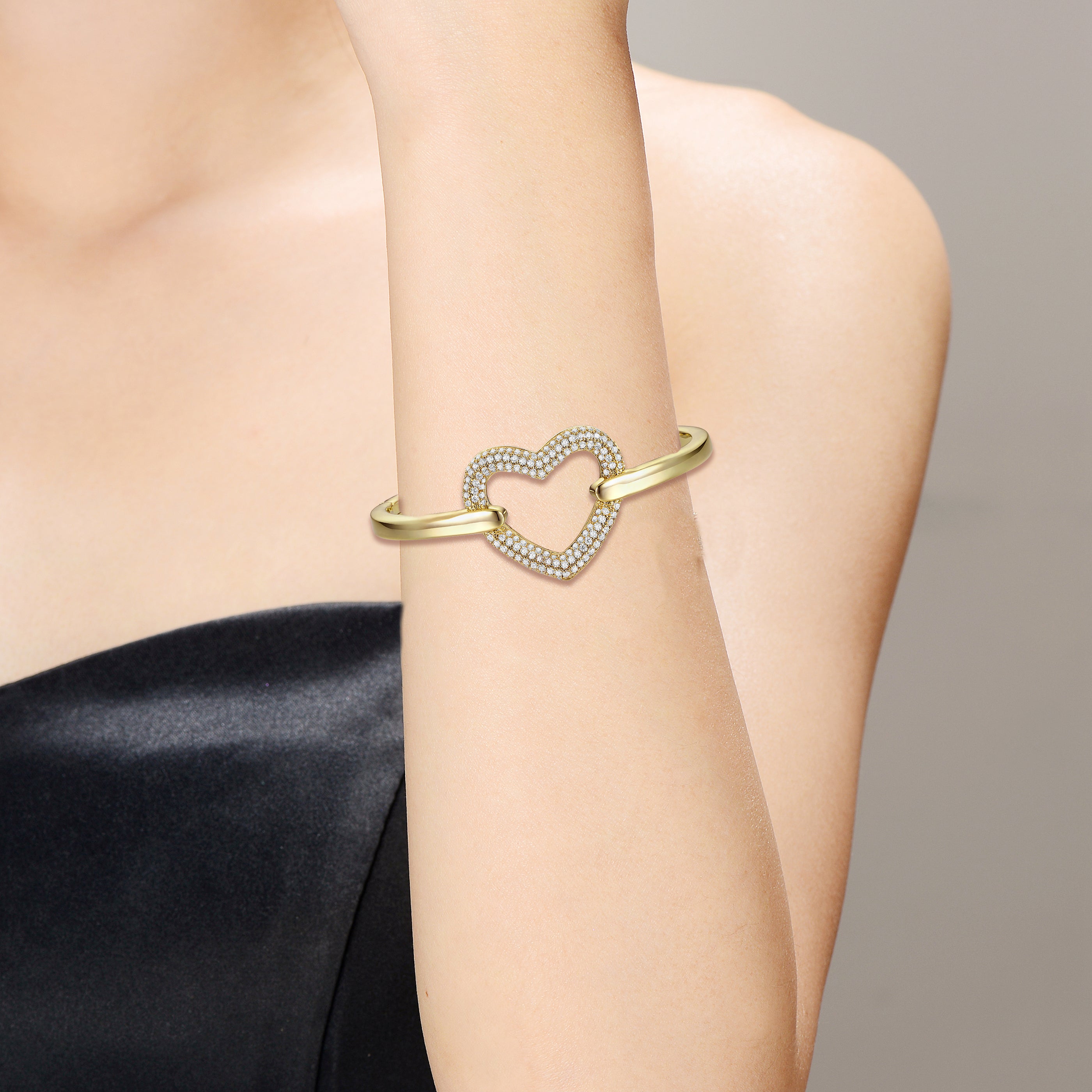 Noemie Classic Heart Contour Bracelet GENEVIVE