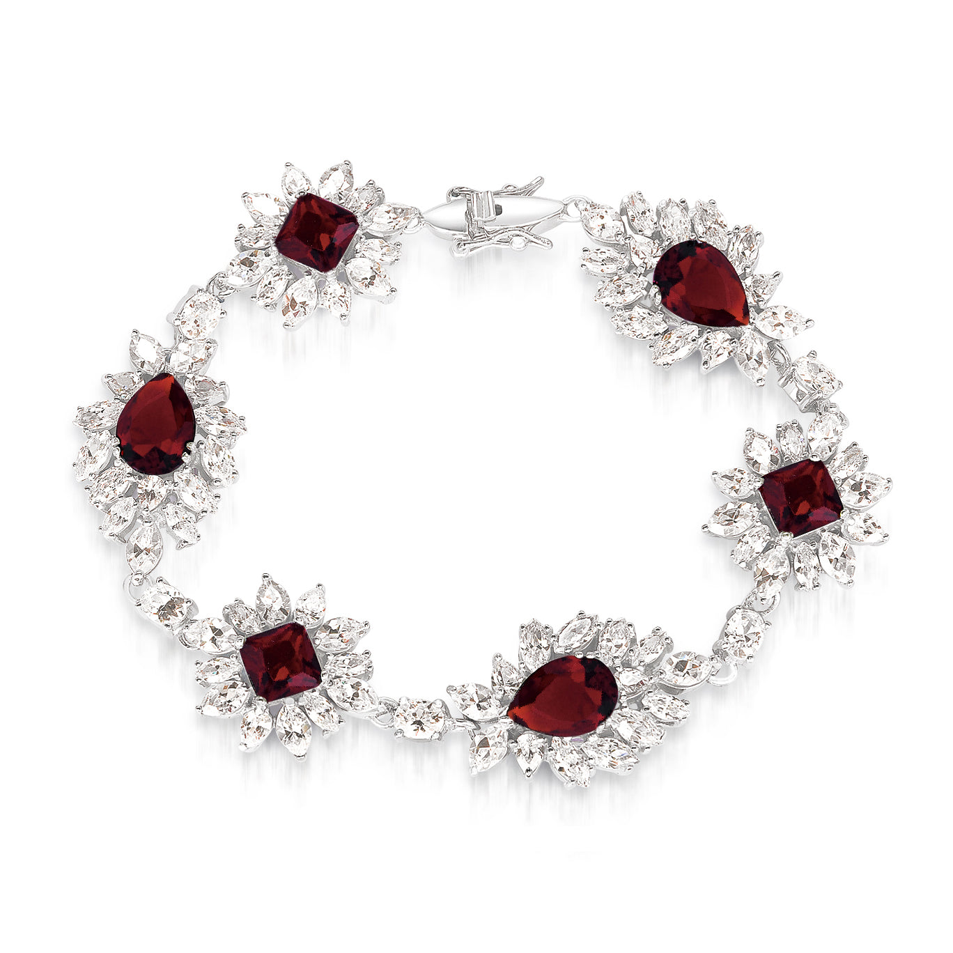 Simone Floral Statement Bracelet GENEVIVE