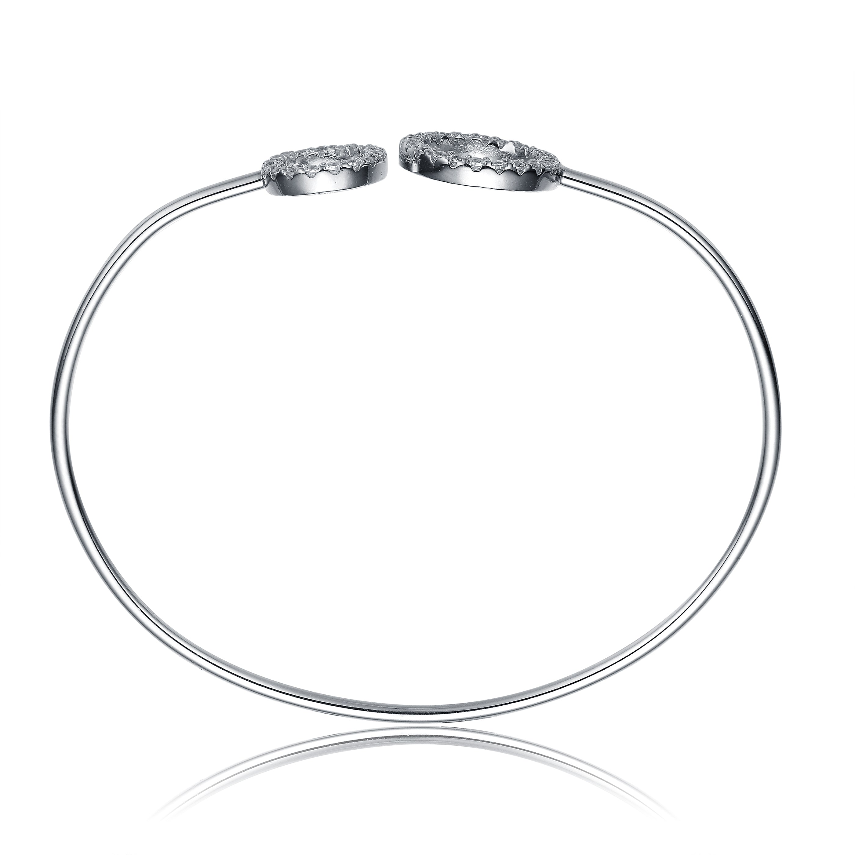 Jeanne Double Circle Bangle Bracelet GENEVIVE