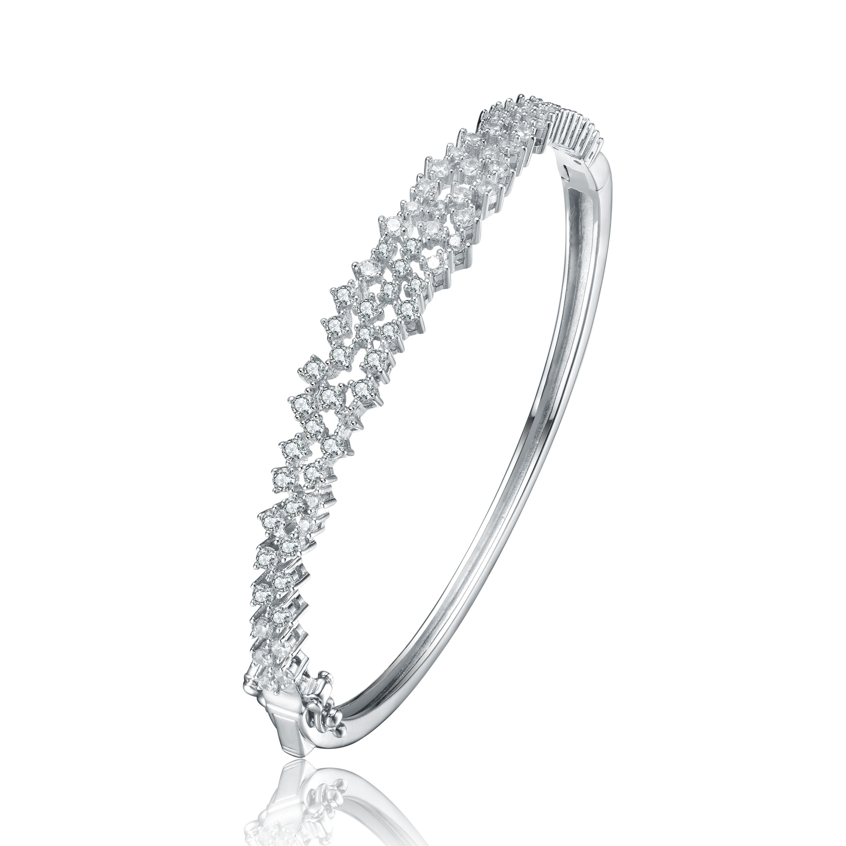 Lierre Cluster Bangle Bracelet GENEVIVE