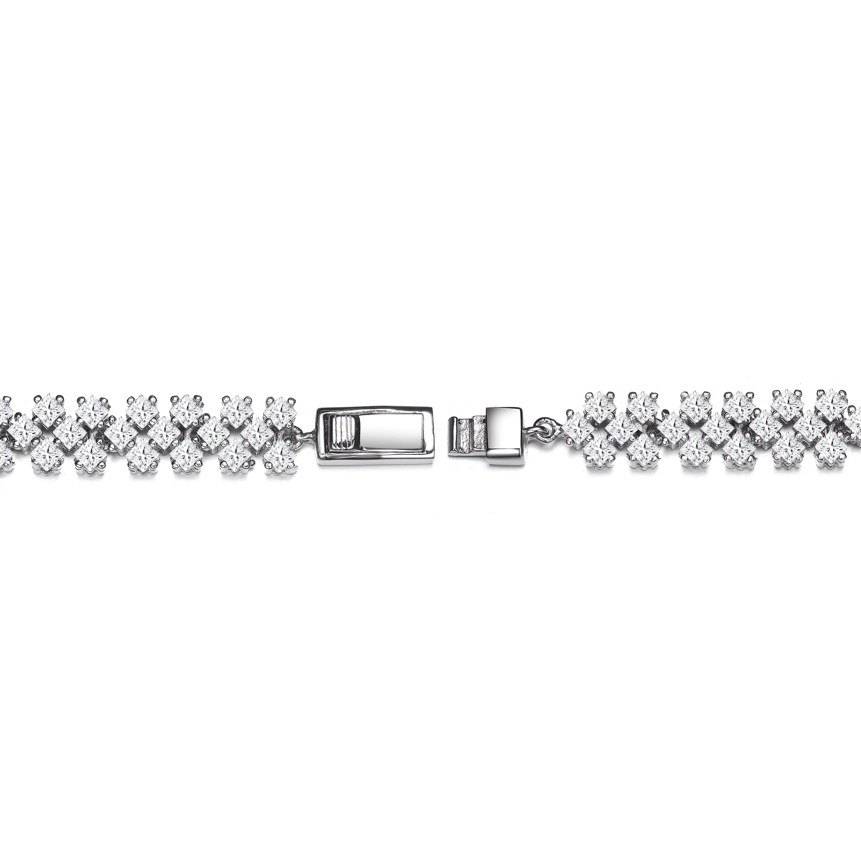 Louise Midi Cluster Tennis Bracelet GENEVIVE