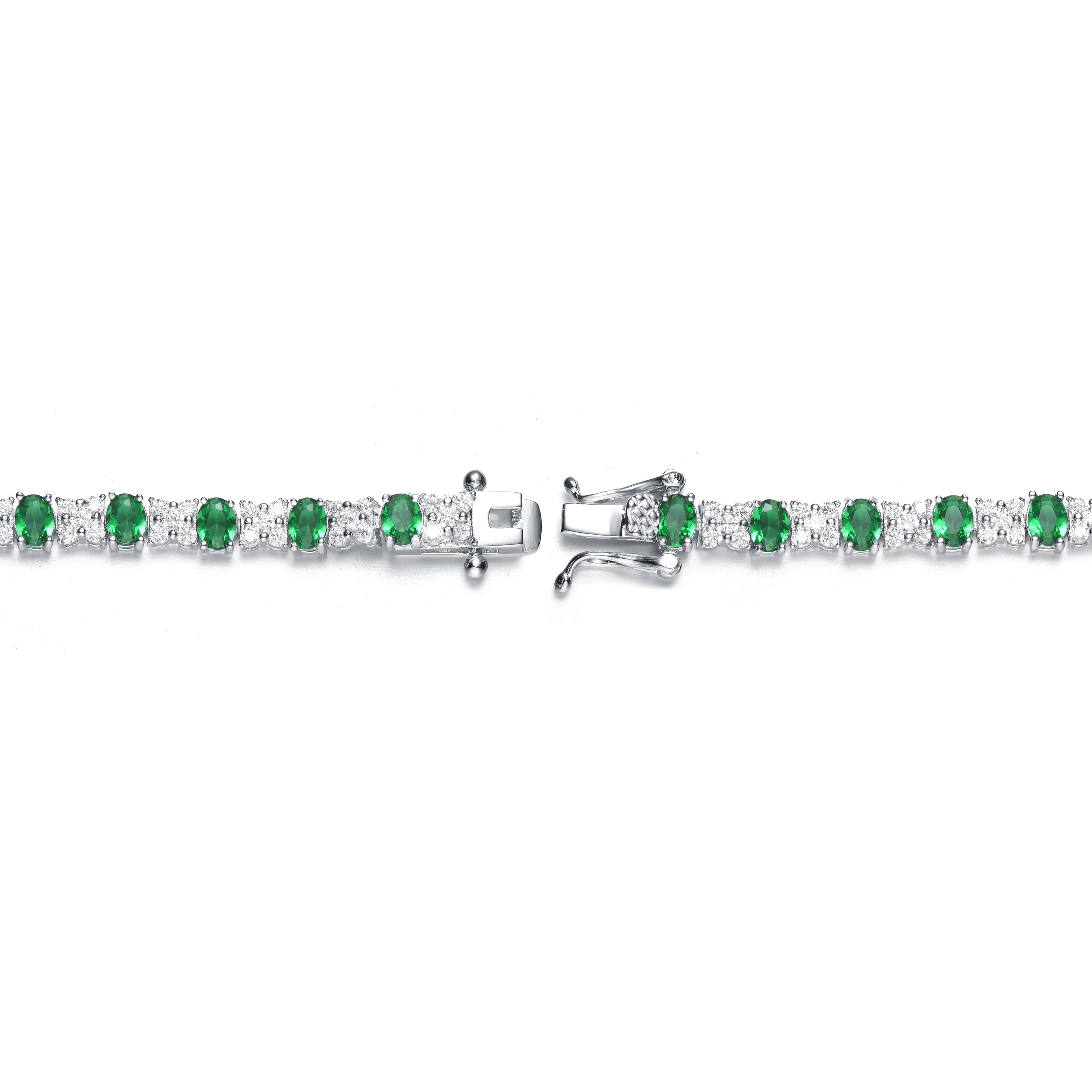 Giselle Oval Cut Couture Tennis Bracelet GENEVIVE