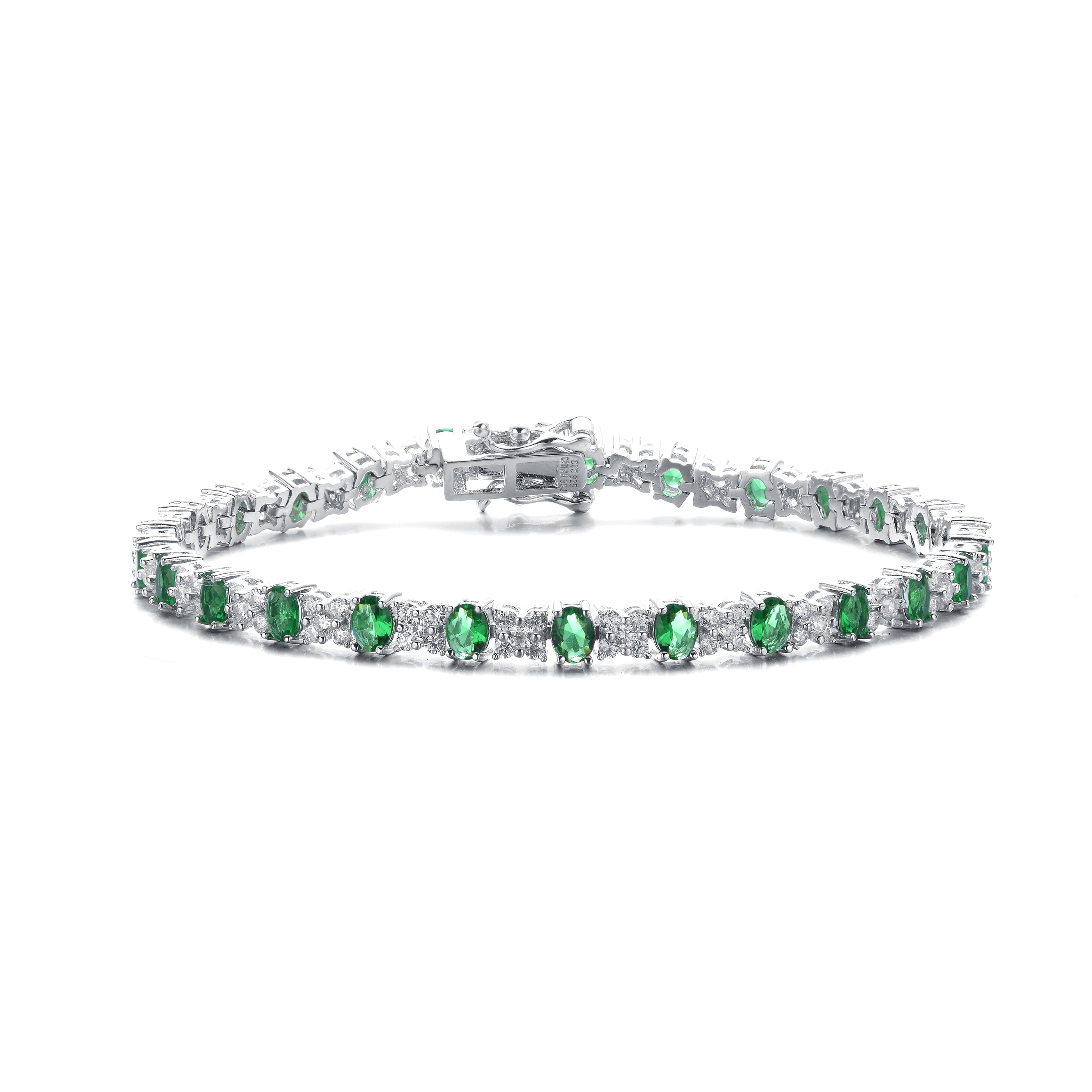 Giselle Oval Cut Couture Tennis Bracelet GENEVIVE