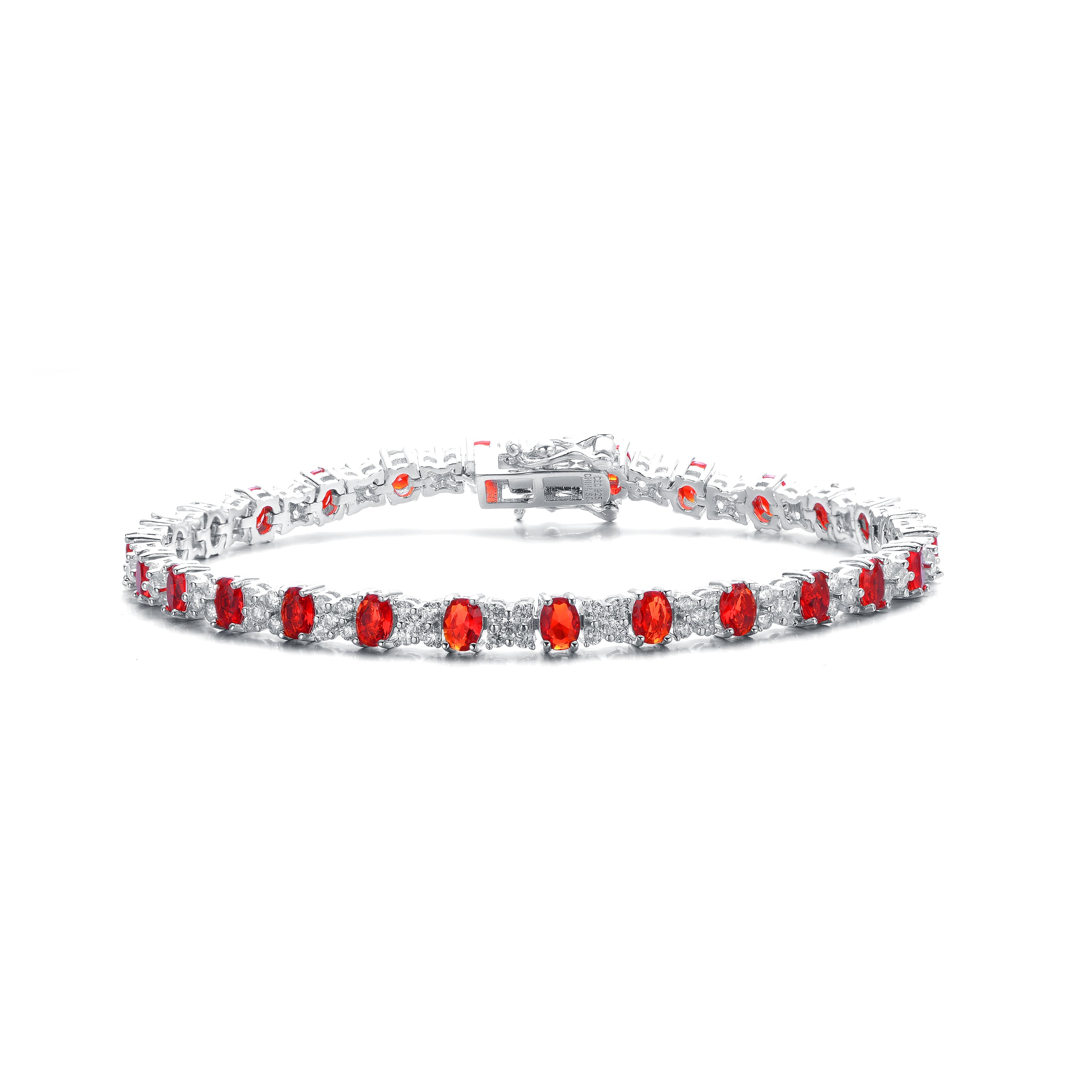 Giselle Oval Cut Couture Tennis Bracelet GENEVIVE