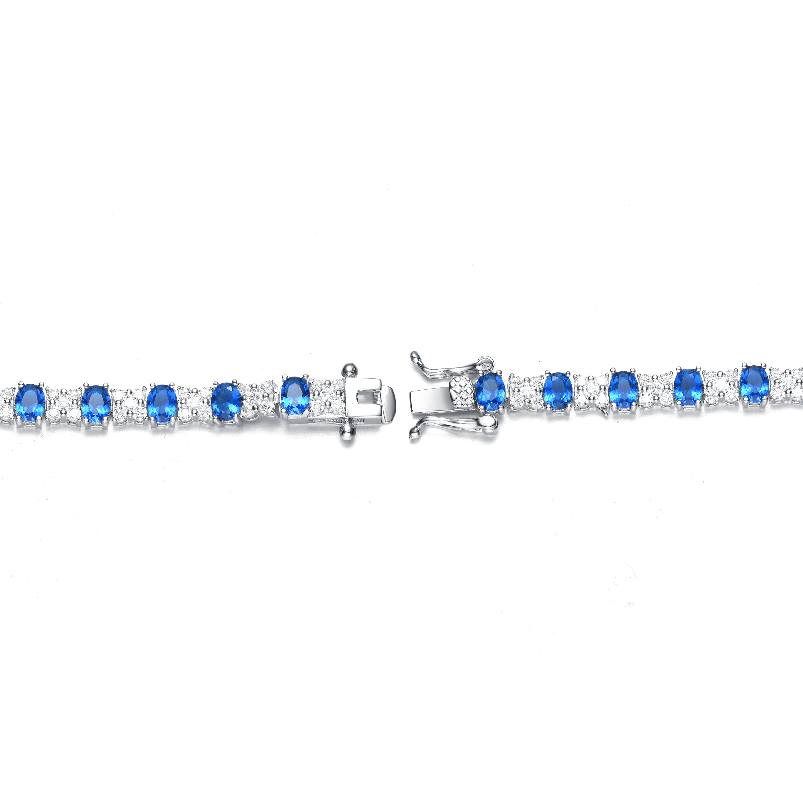 Giselle Oval Cut Couture Tennis Bracelet GENEVIVE