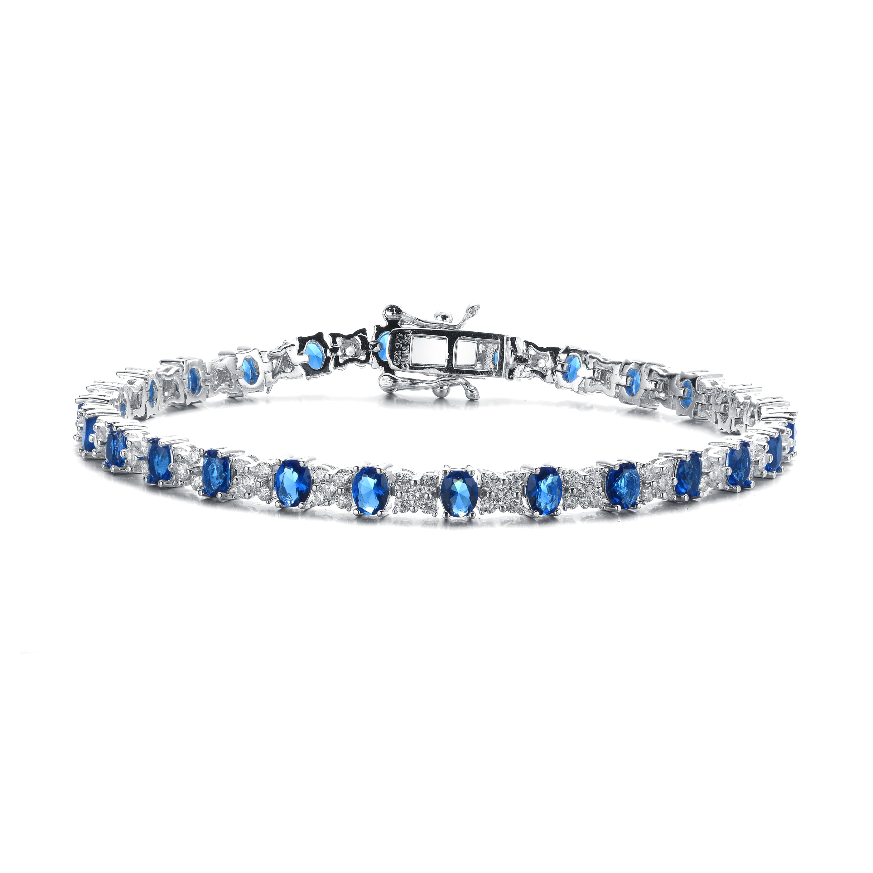 Giselle Oval Cut Couture Tennis Bracelet GENEVIVE