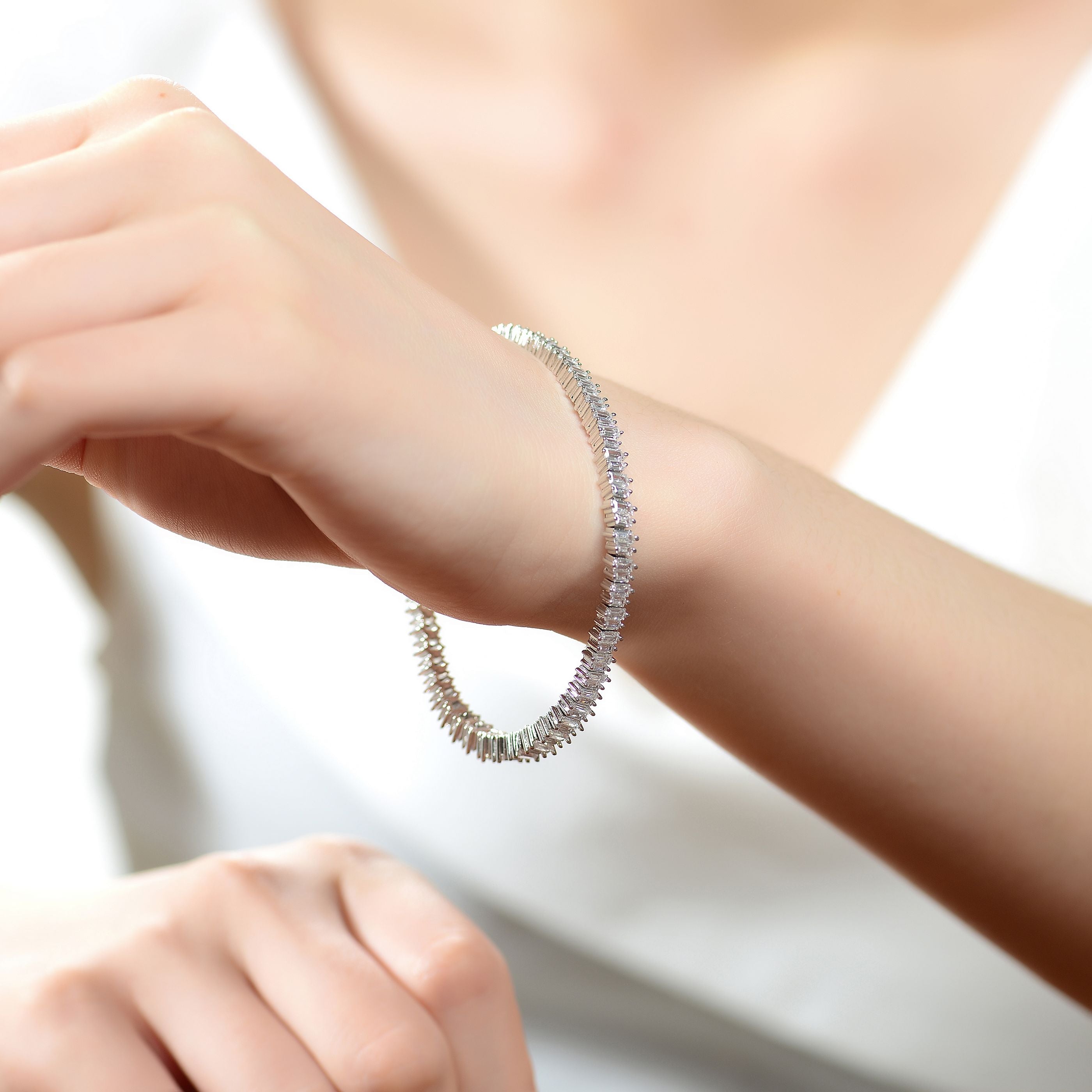 Colette Row Tennis Bracelet GENEVIVE