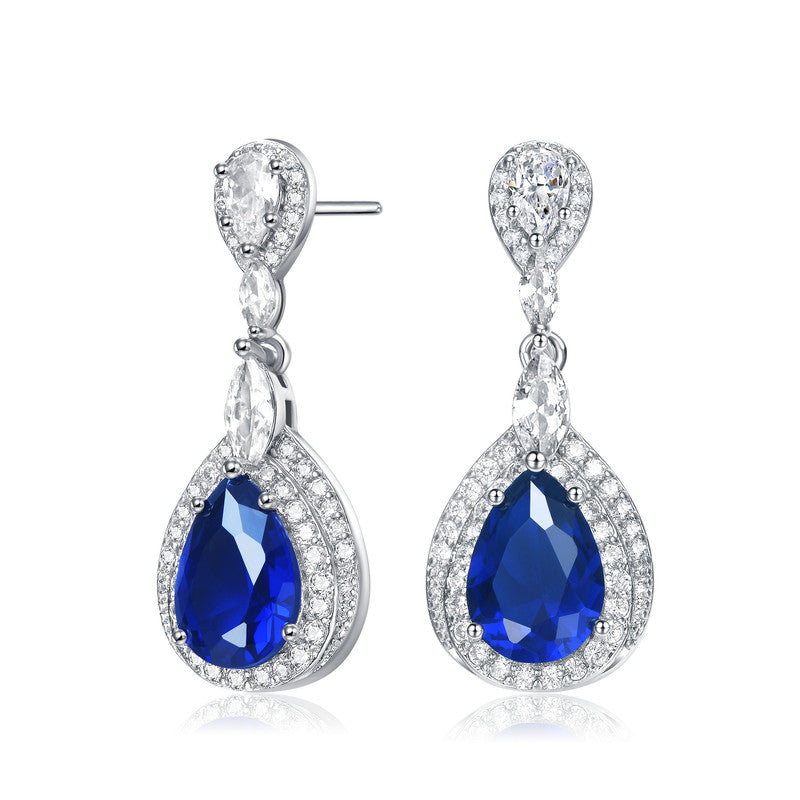 Constance Teardrop Link Earrings GENEVIVE