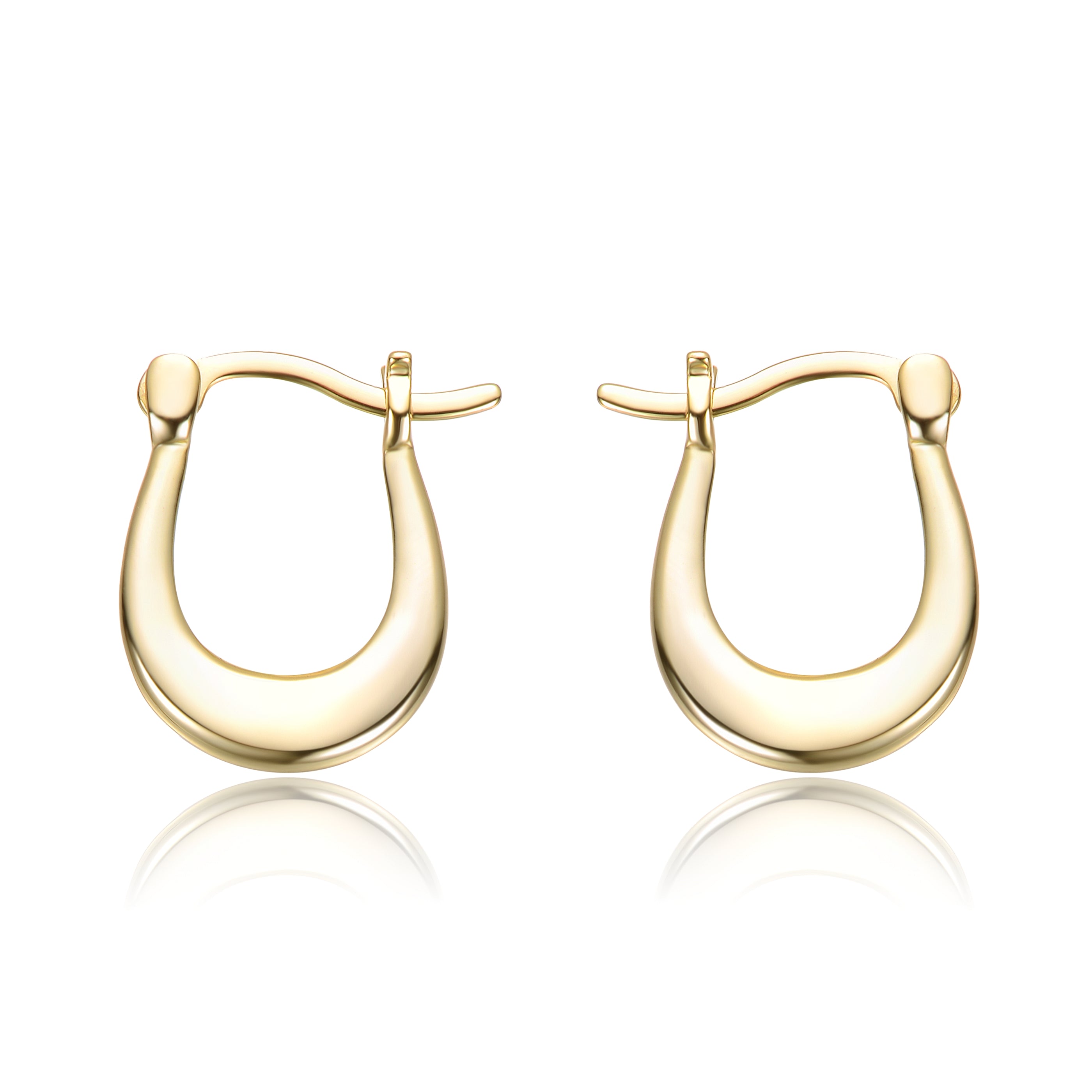 Justine Classic Couture Saddleback Hoop Earrings GENEVIVE
