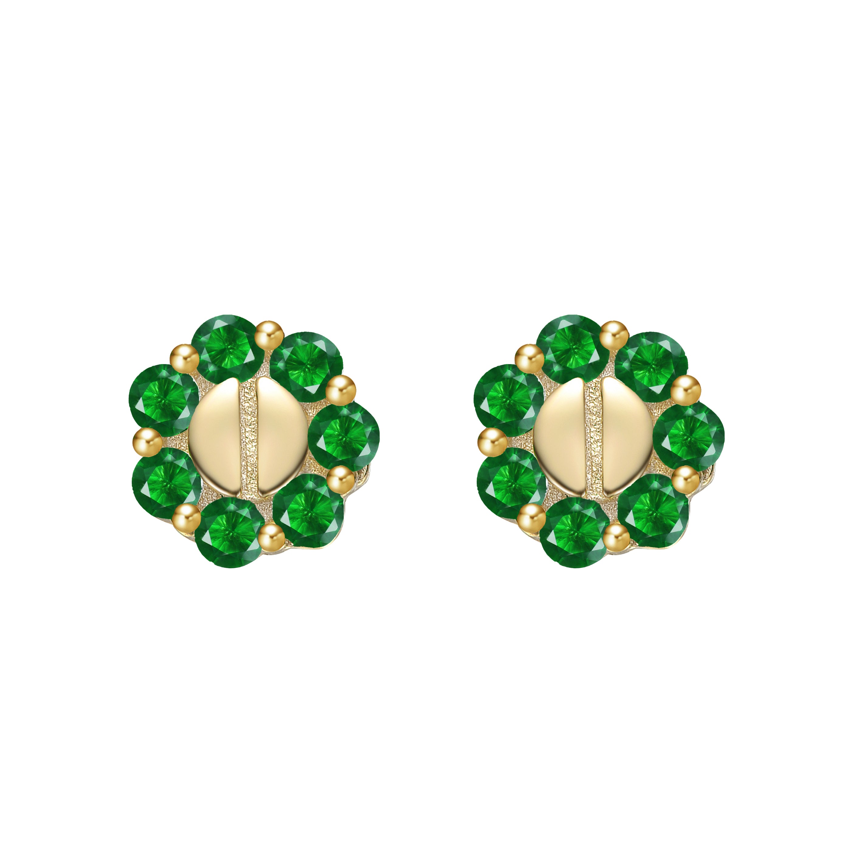 Colette Beaded Design Stud Earrings GENEVIVE