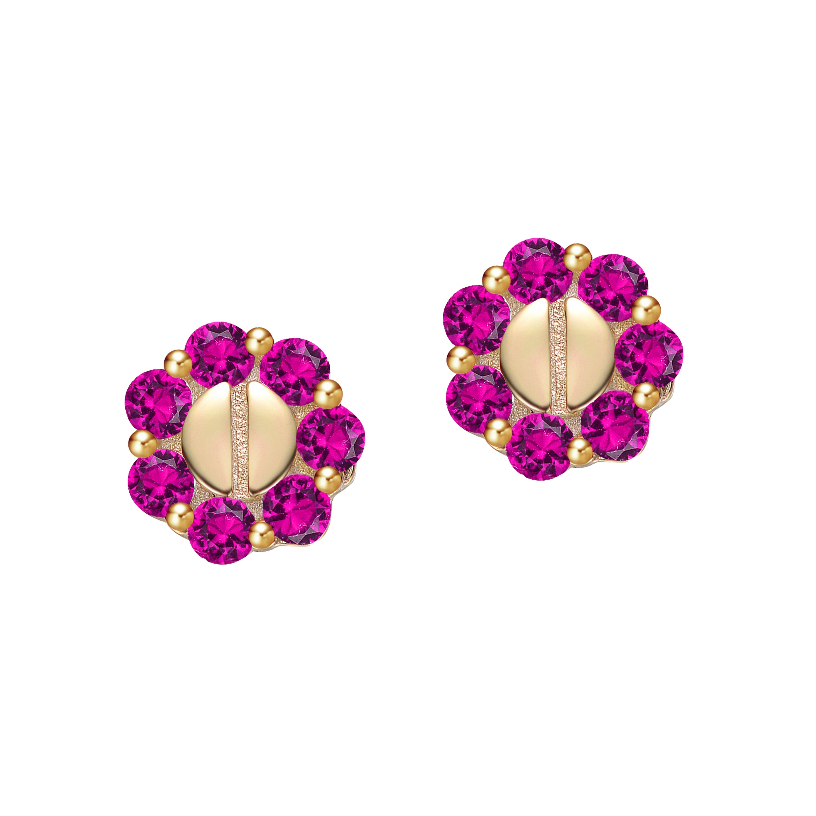 Colette Beaded Design Stud Earrings GENEVIVE