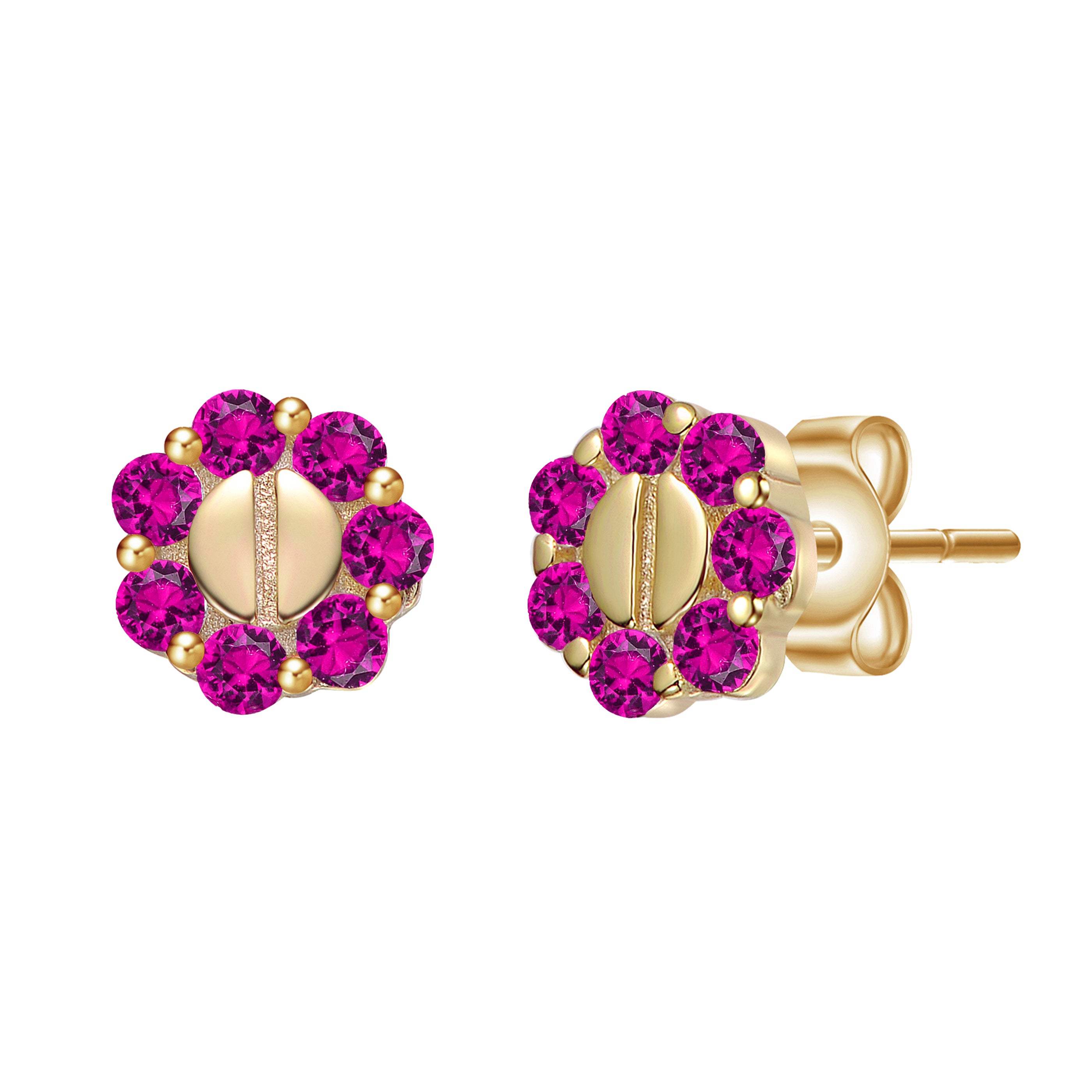 Colette Beaded Design Stud Earrings GENEVIVE
