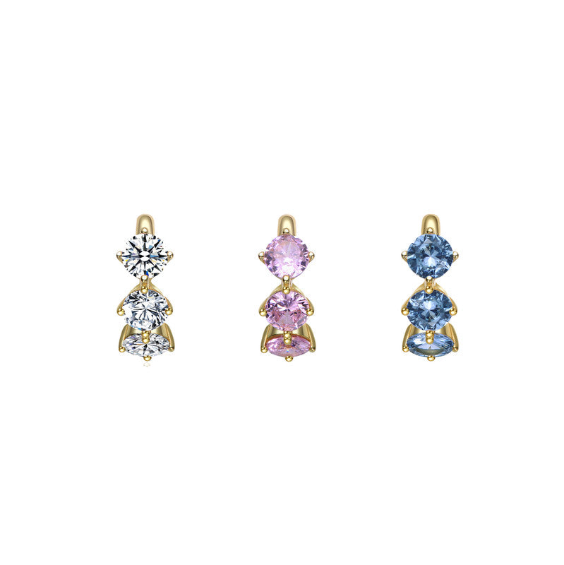Chloe Open Hoop CZ Set GENEVIVE
