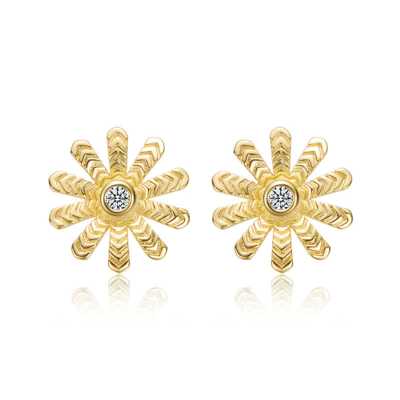 Lily Flower Stud Earrings GENEVIVE