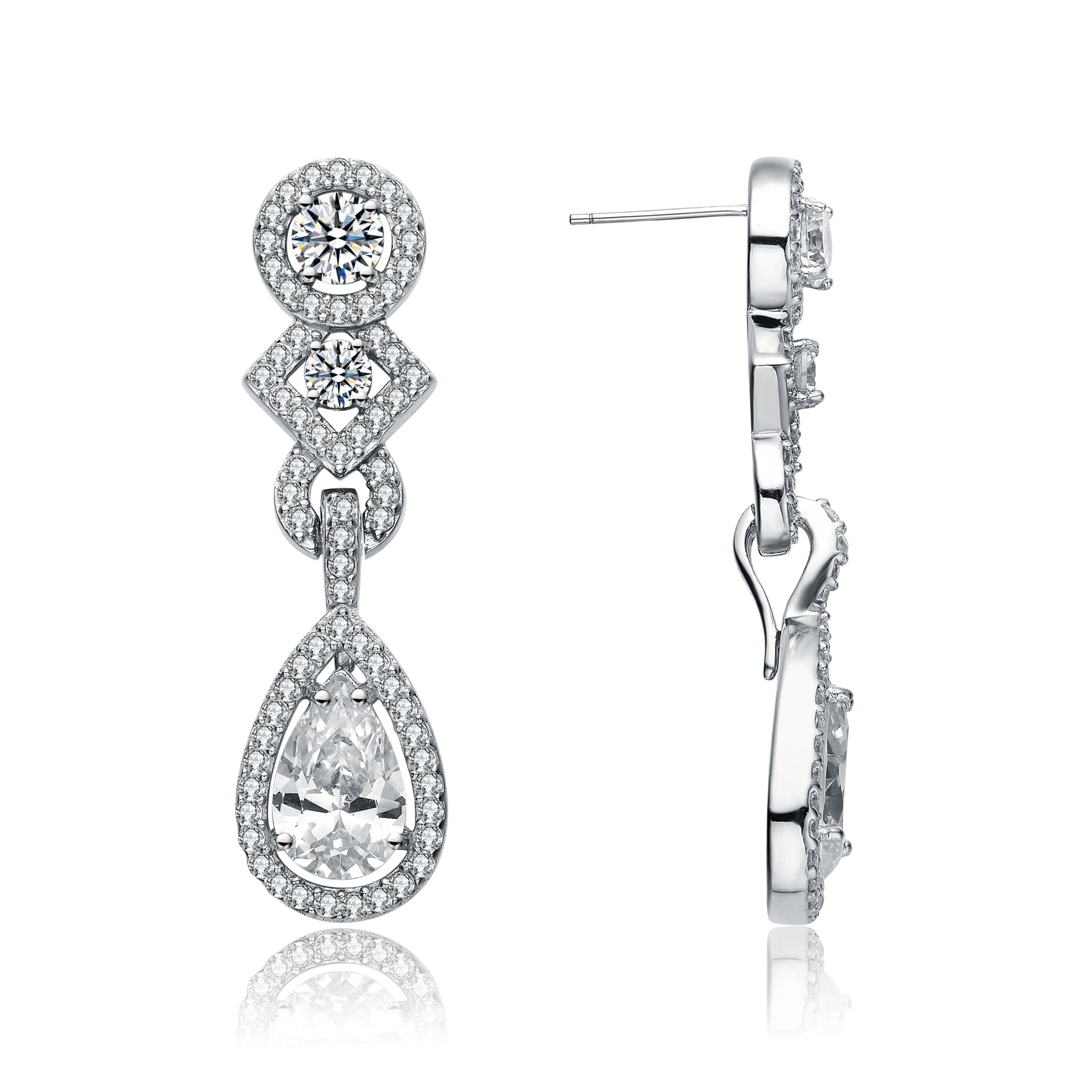 Céline Sunset Dangle Couture Earrings GENEVIVE
