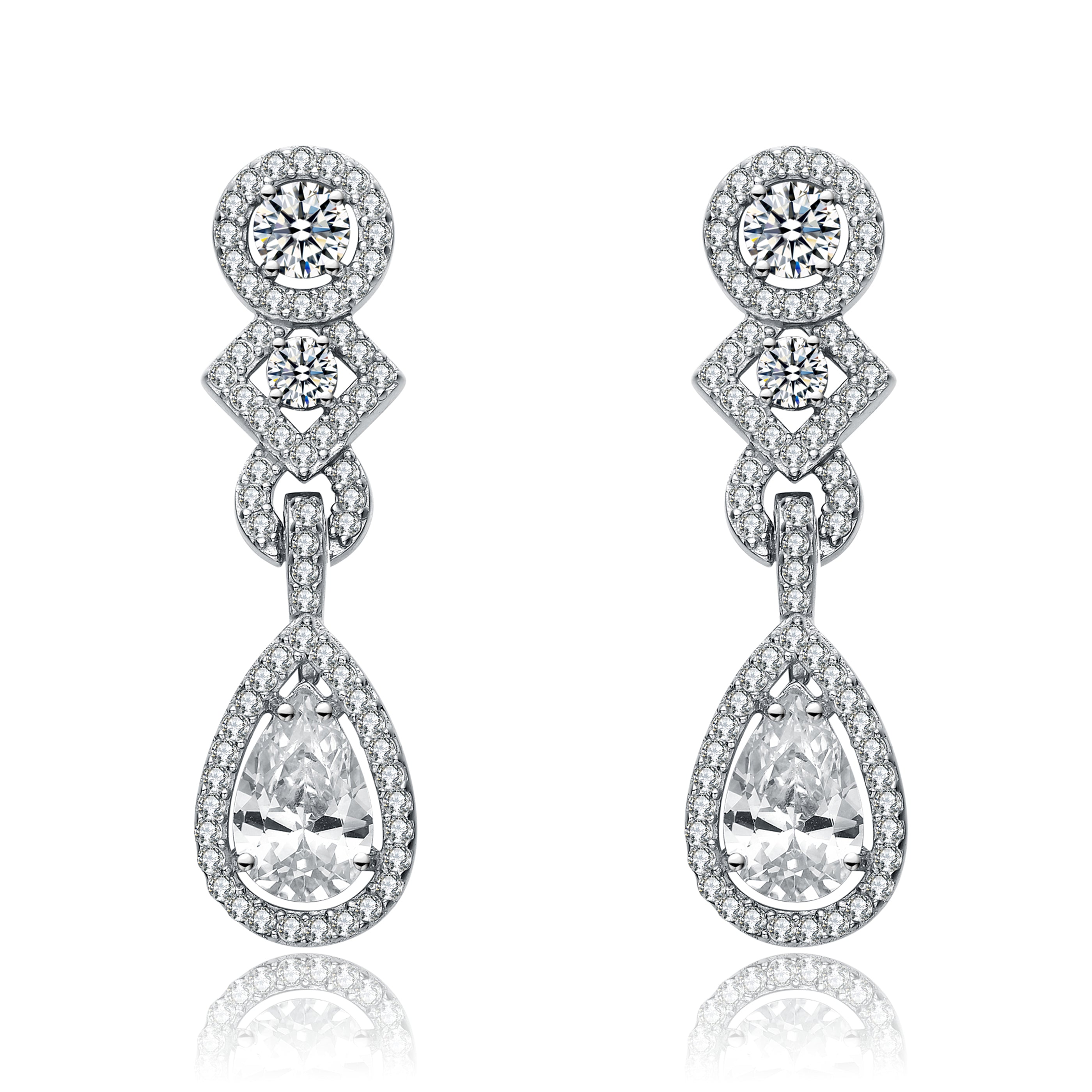 Céline Sunset Dangle Couture Earrings GENEVIVE