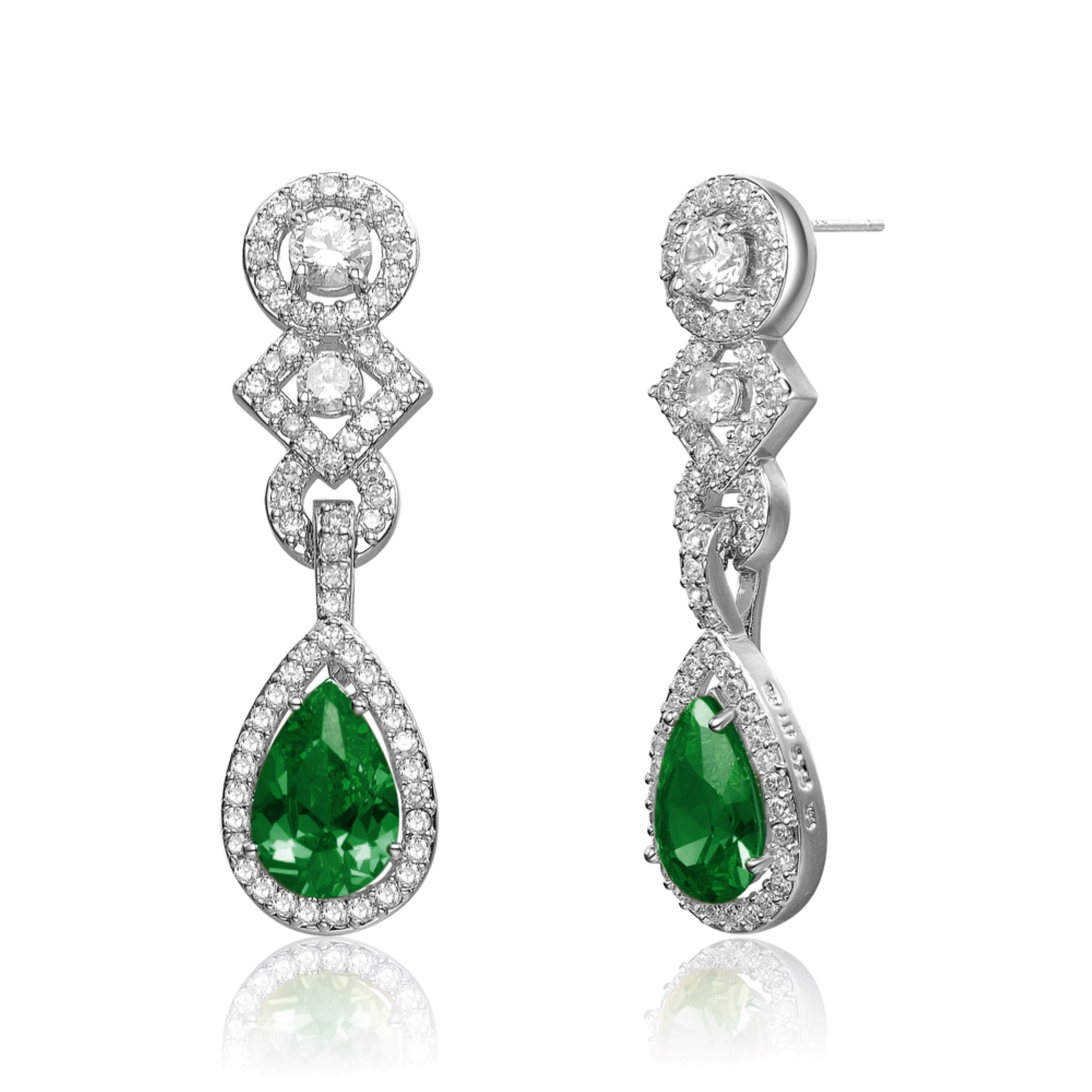 Céline Sunset Dangle Couture Earrings GENEVIVE
