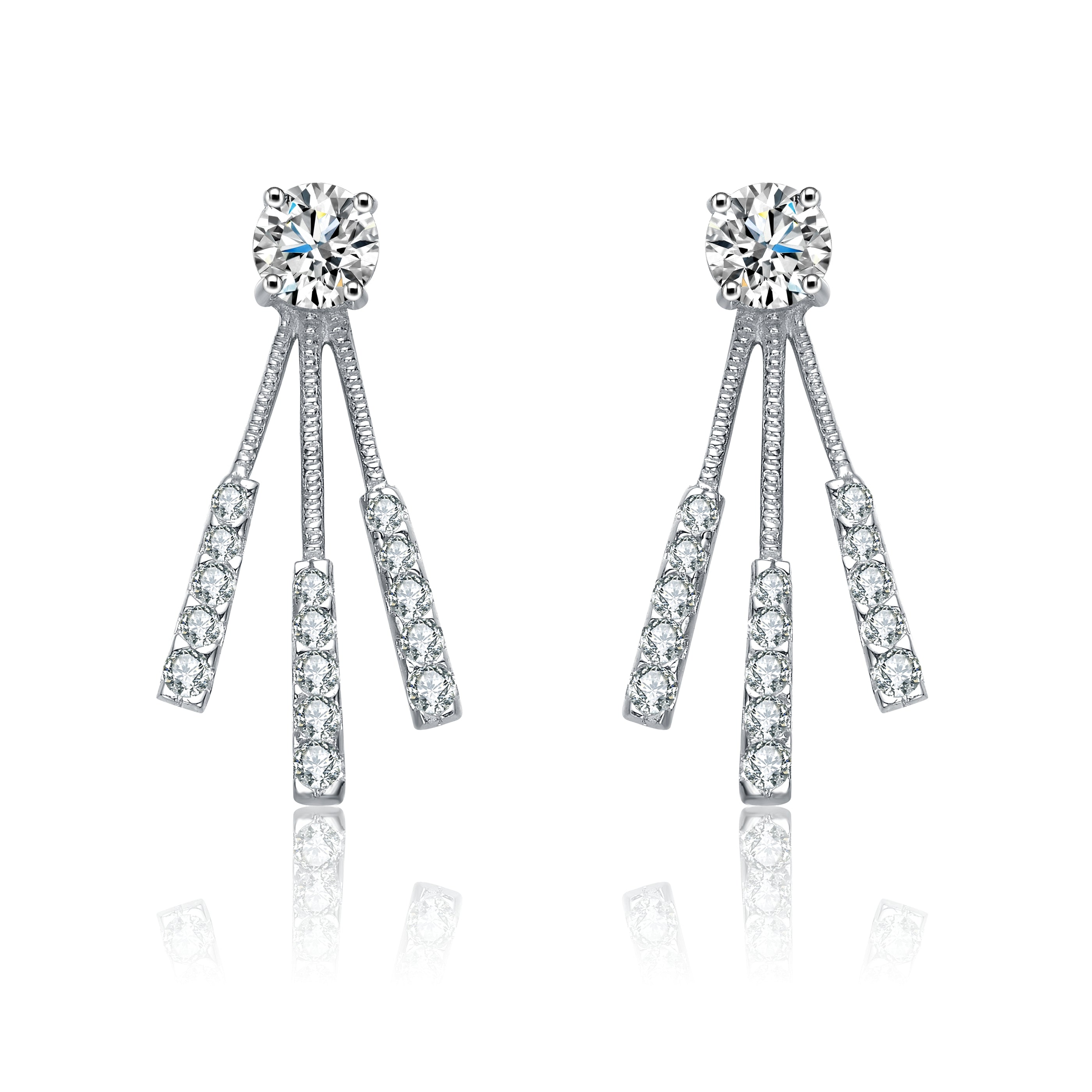 Marie Triple Drop Last Pair Earrings GENEVIVE