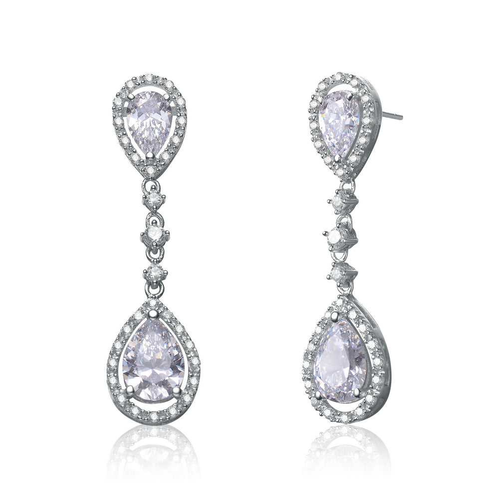 La Roche Pear Shape Drop Earrings GENEVIVE