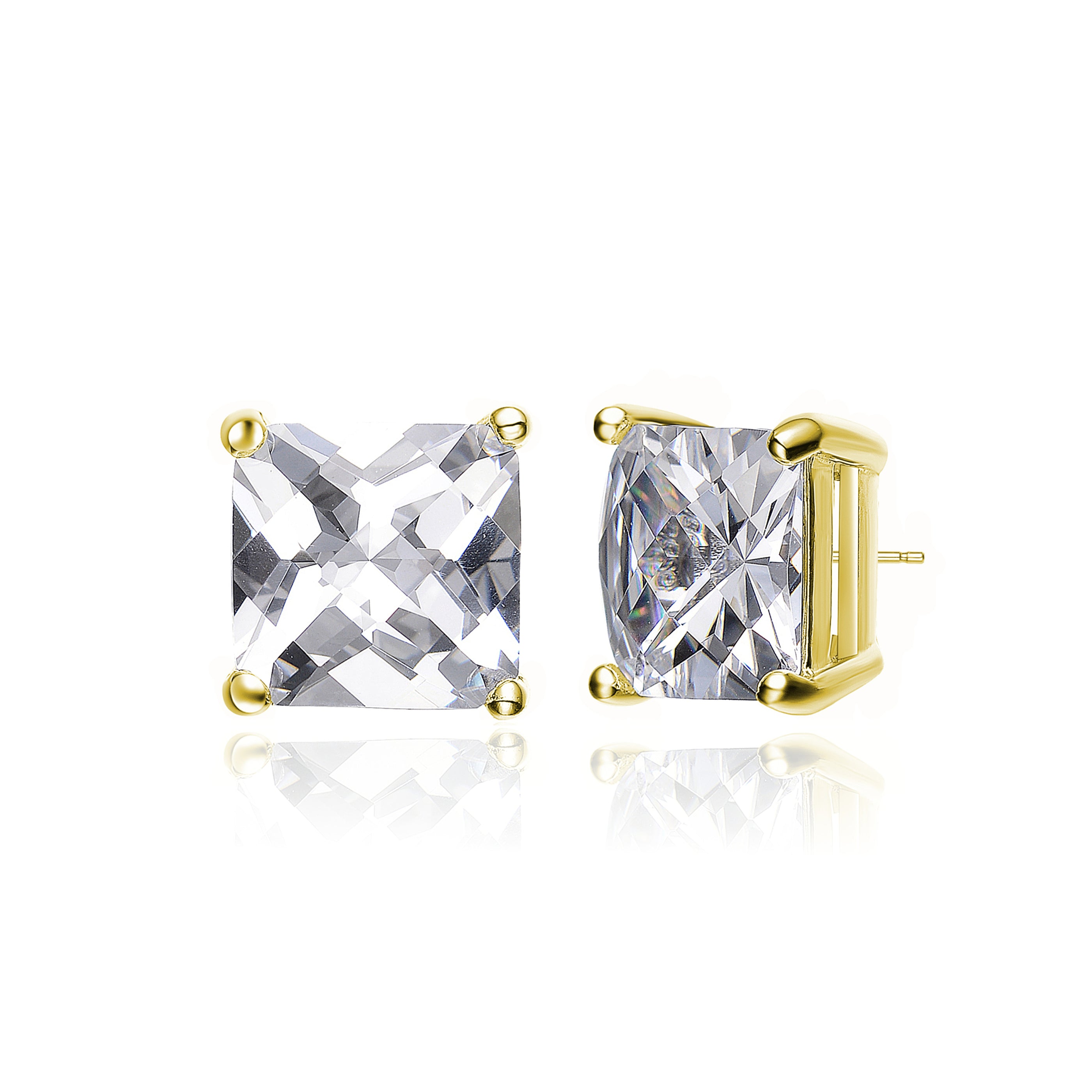 Renée Cubic Square Earrings GENEVIVE