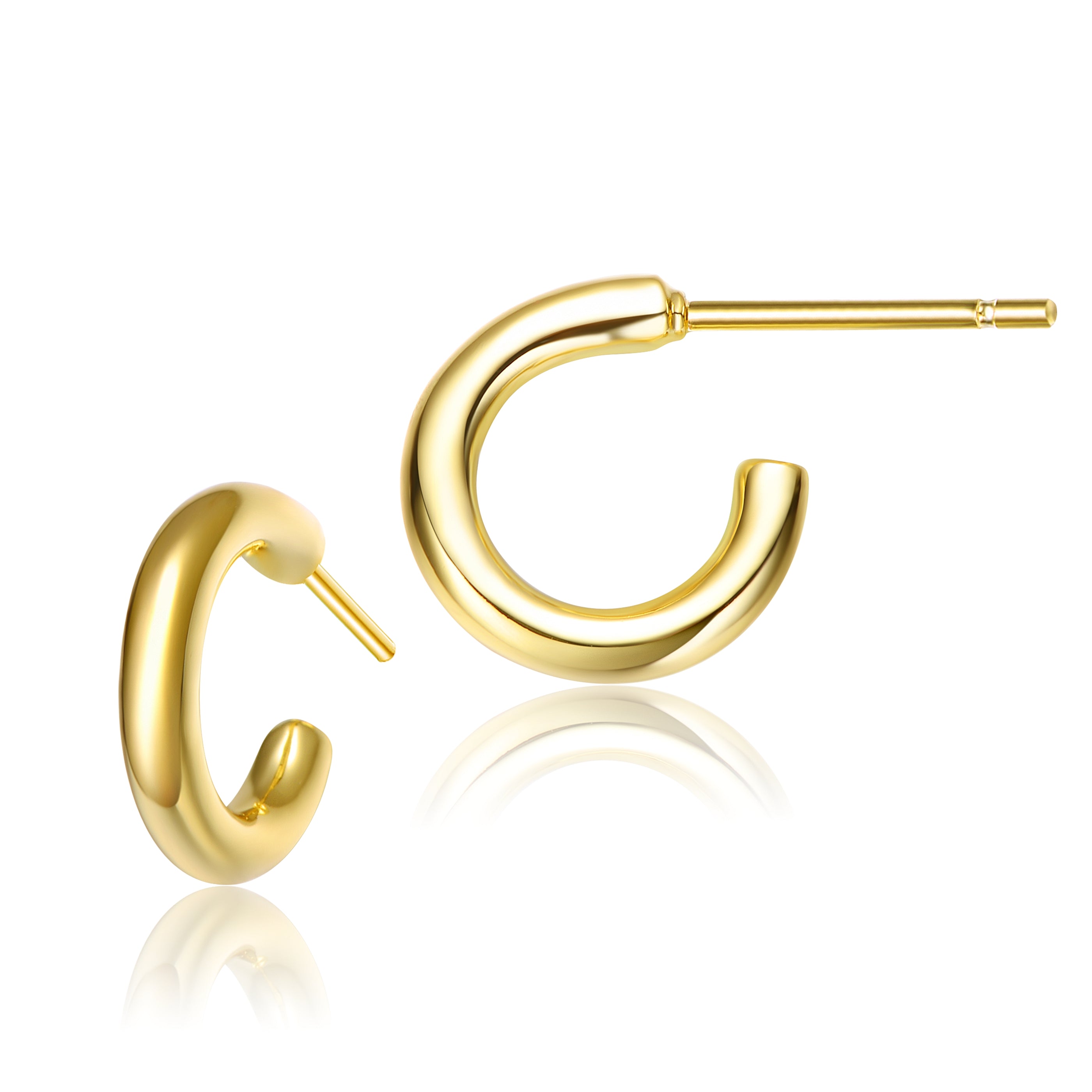 Cléo Open Hoop Post Earrings GENEVIVE