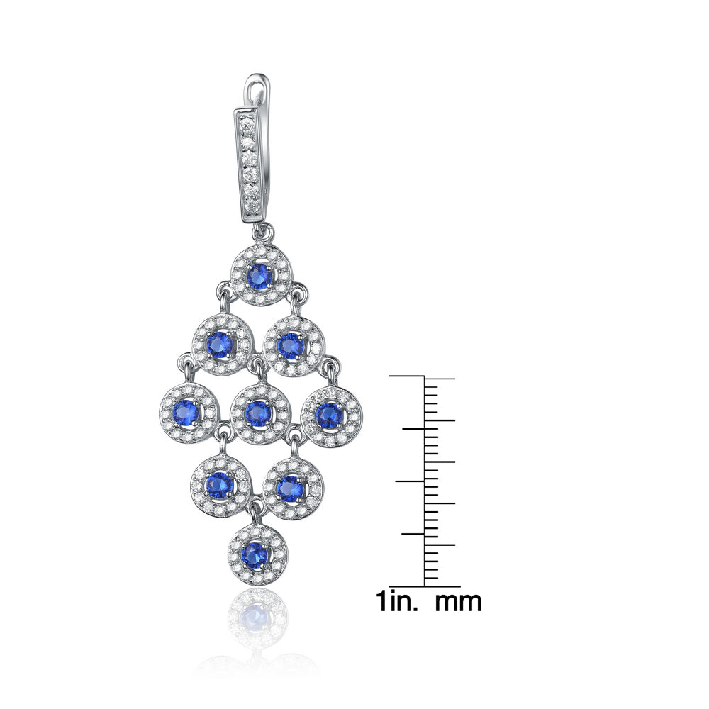 Elise Statement Round Chandelier Earrings GENEVIVE