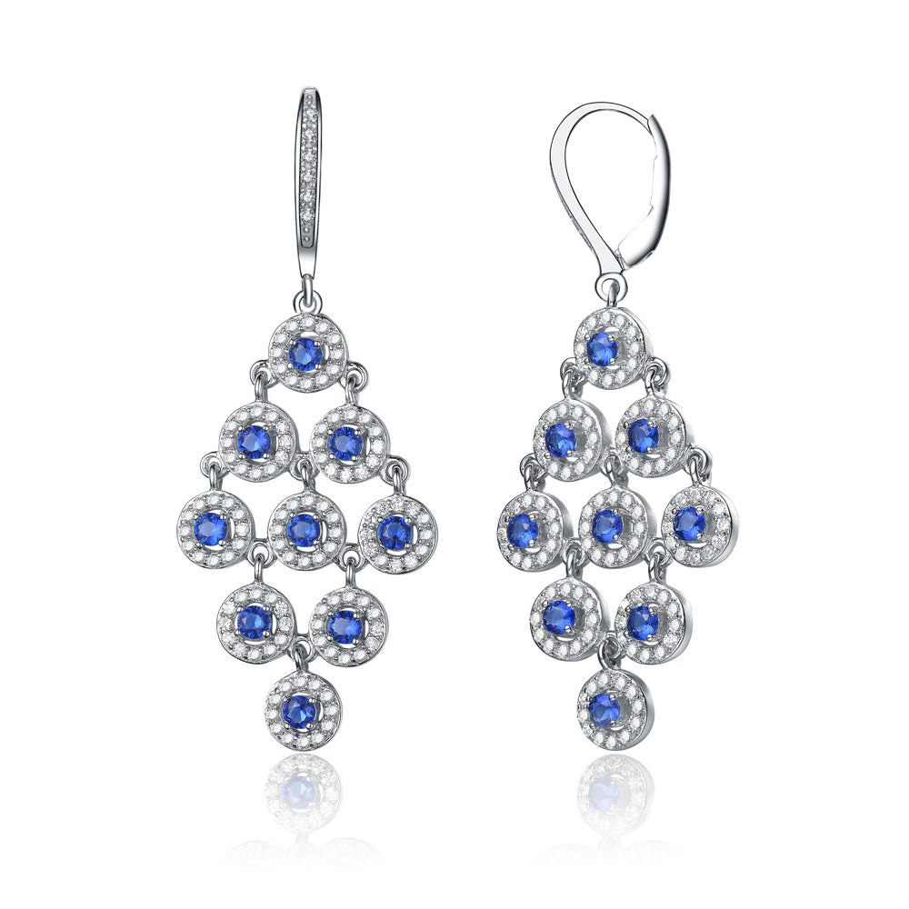 Elise Statement Round Chandelier Earrings GENEVIVE