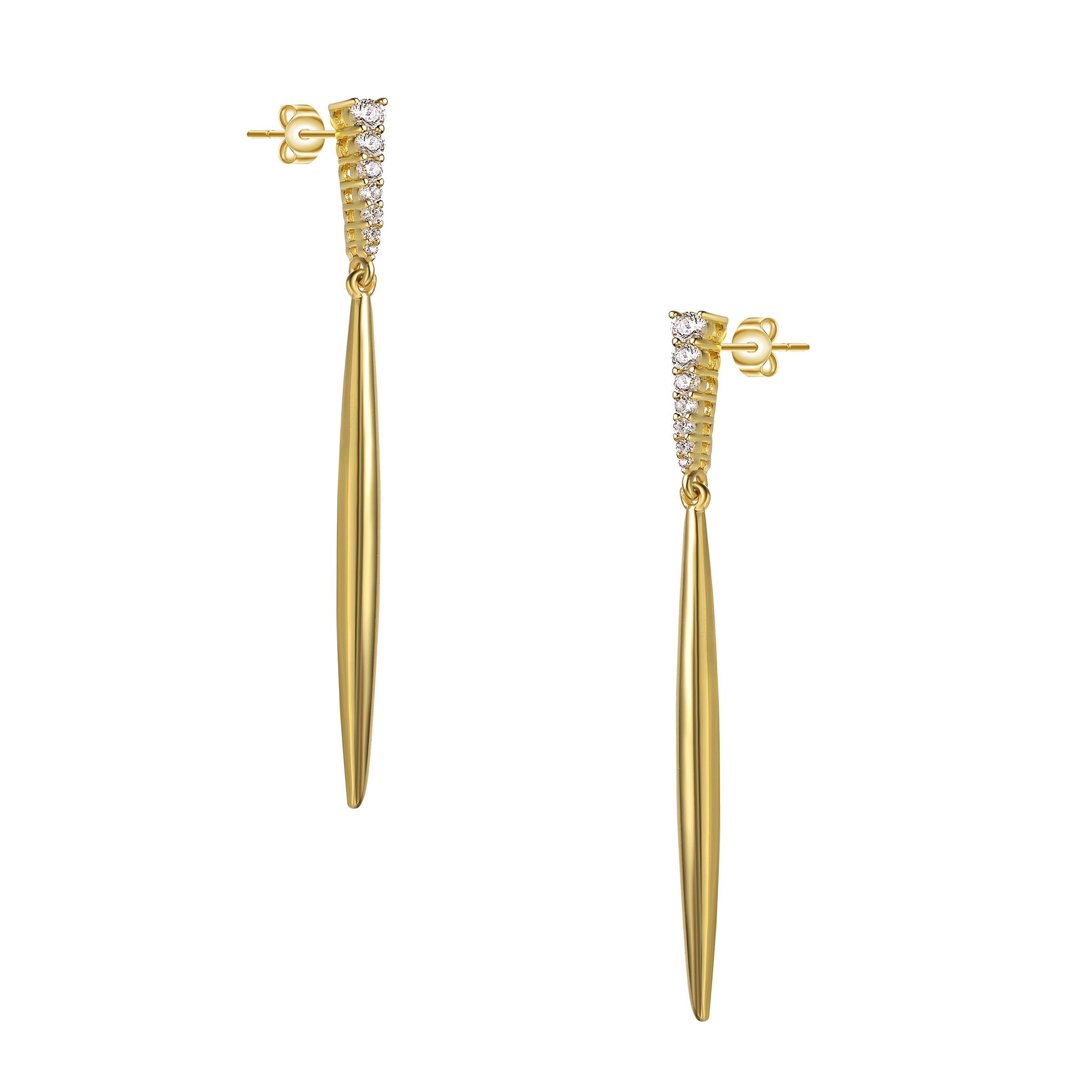 Noémie Icicle Spike Couture Dangle Earrings GENEVIVE