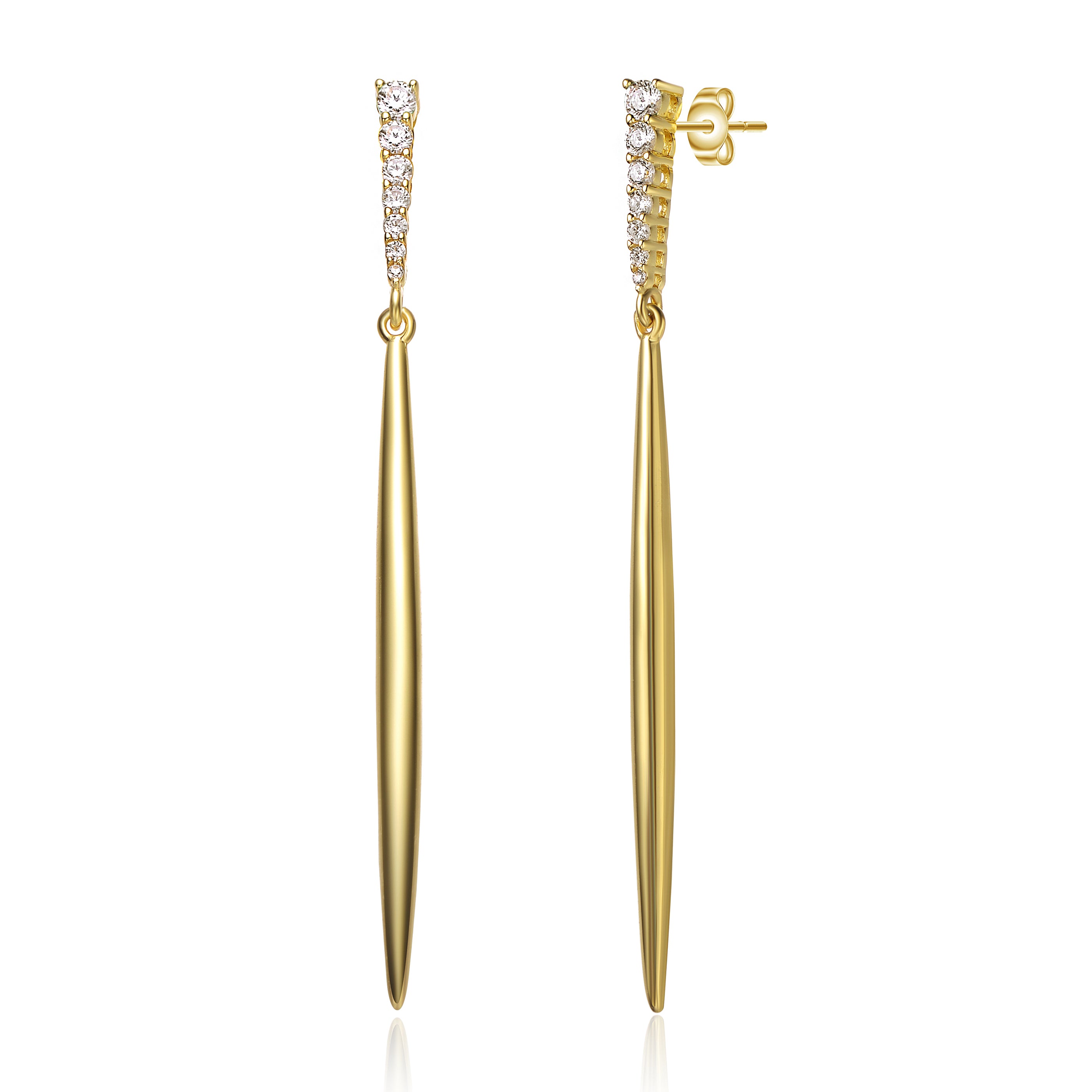 Noémie Icicle Spike Couture Dangle Earrings GENEVIVE